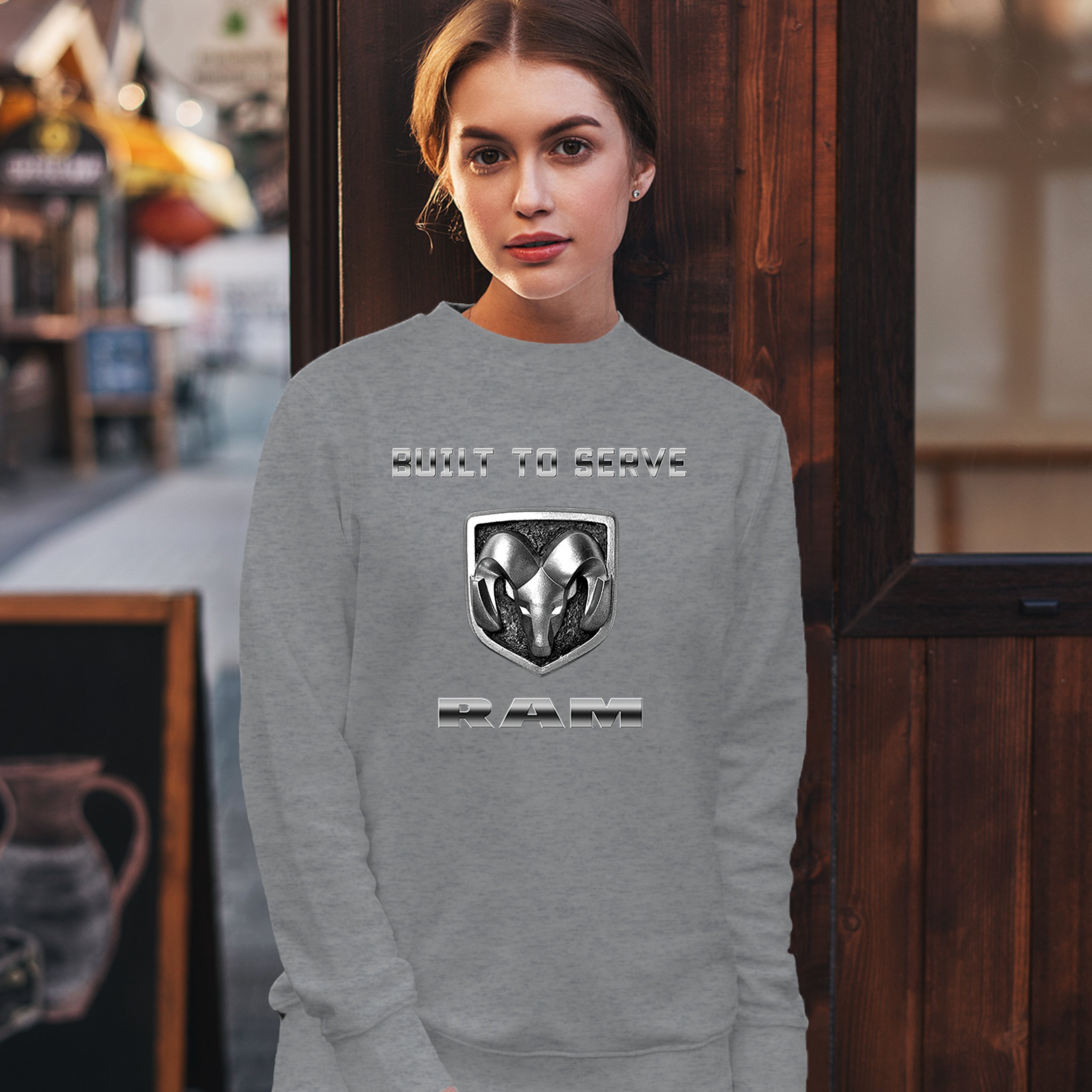 Толстовка Built to Serve RAM Лицензированная Guts and Glory RAM Trucks Crewneck