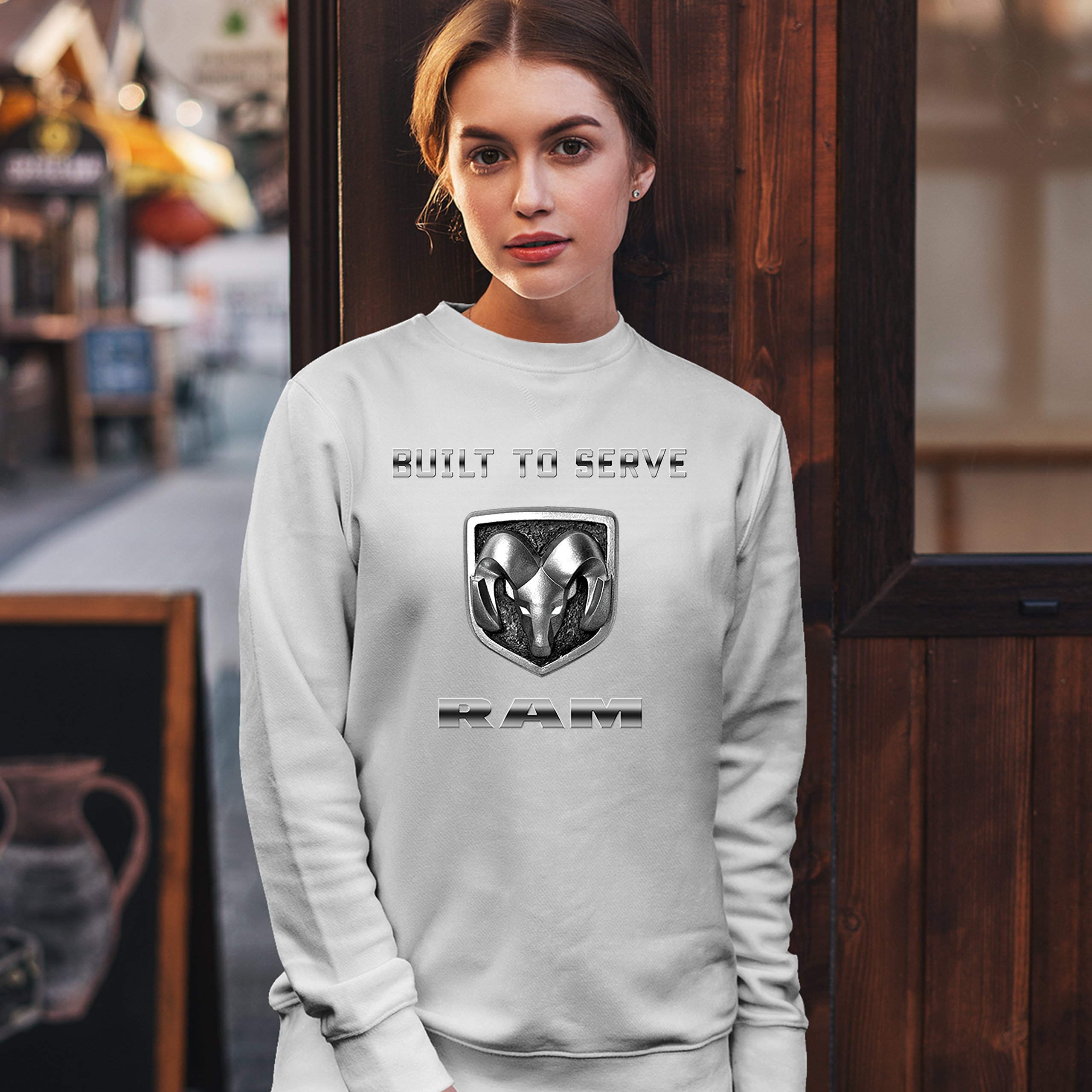 Толстовка Built to Serve RAM Лицензированная Guts and Glory RAM Trucks Crewneck