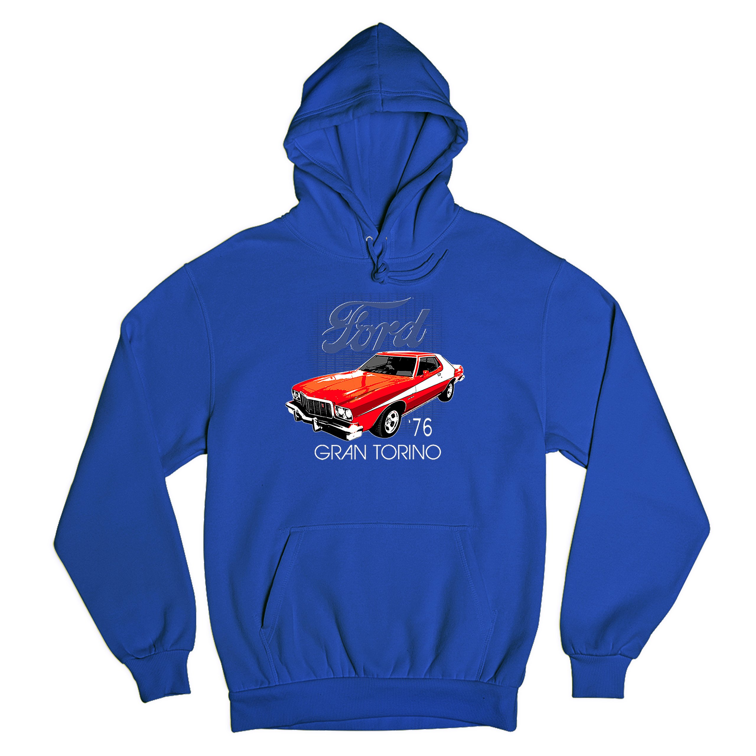 Ford '76 Gran Torino Sweatshirt 1976 American Muscle Car Licensed Hoodie - Picture 23 of 32