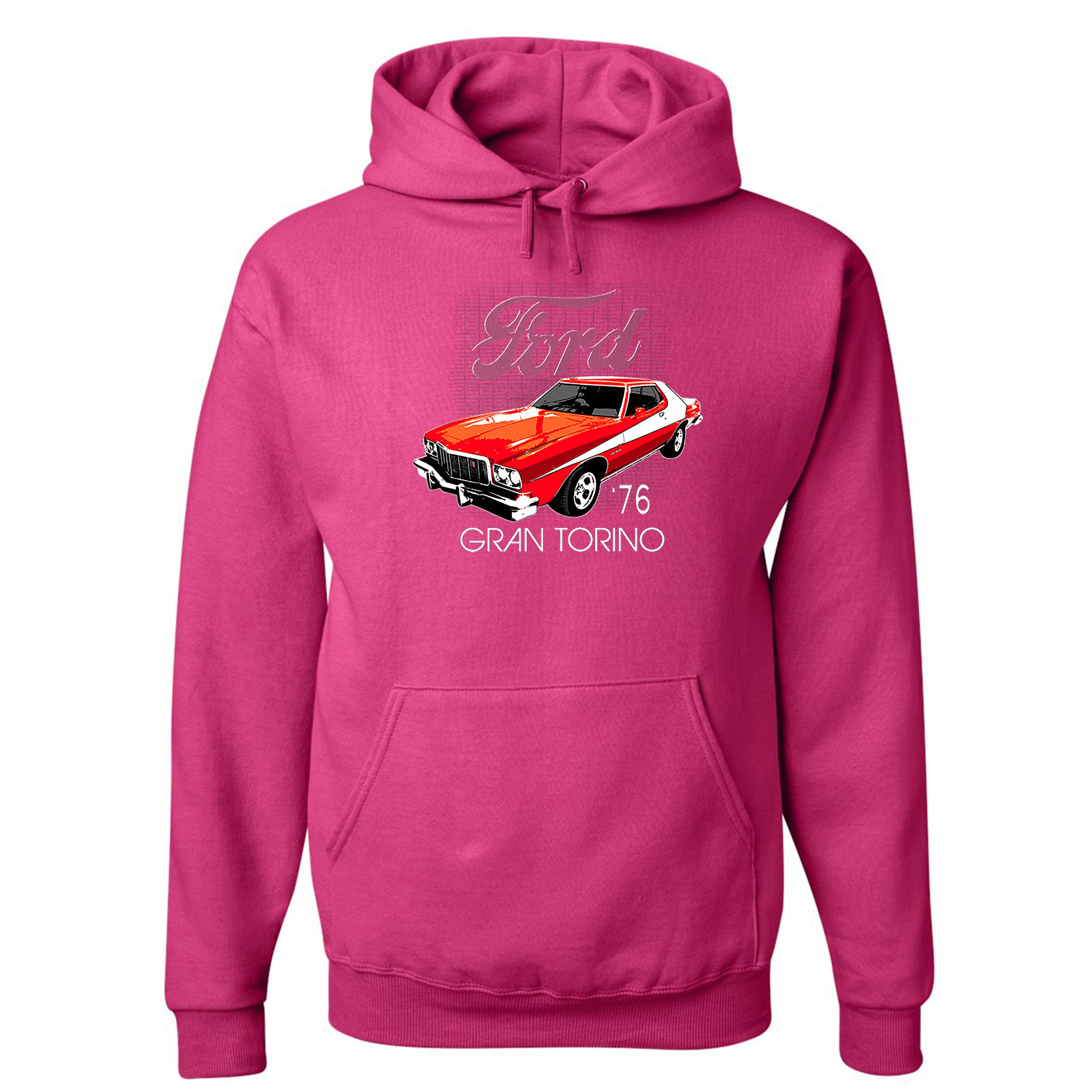 Ford '76 Gran Torino Sweatshirt 1976 American Muscle Car Licensed Hoodie - Picture 29 of 32