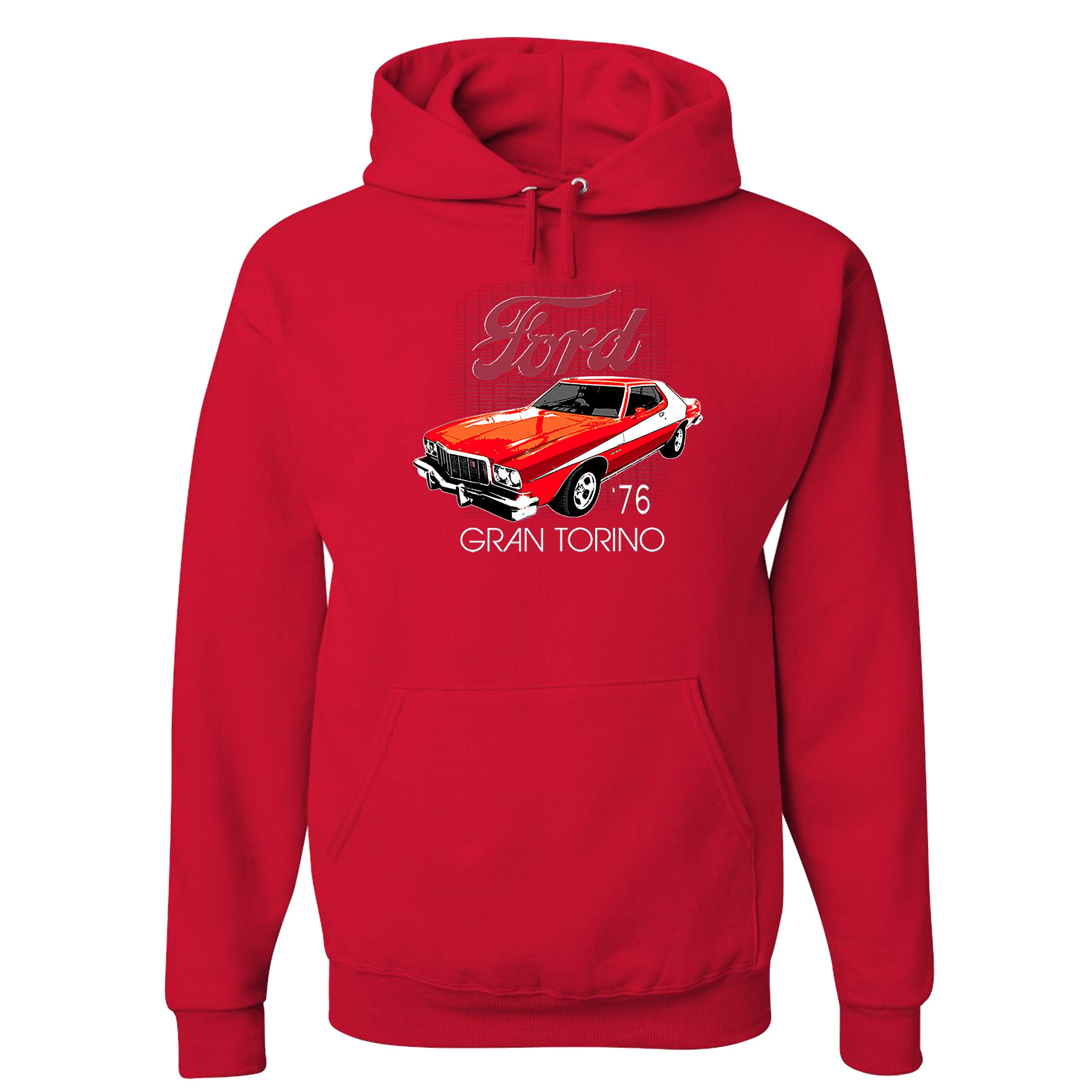 Ford '76 Gran Torino Sweatshirt 1976 American Muscle Car Licensed Hoodie - Picture 19 of 32