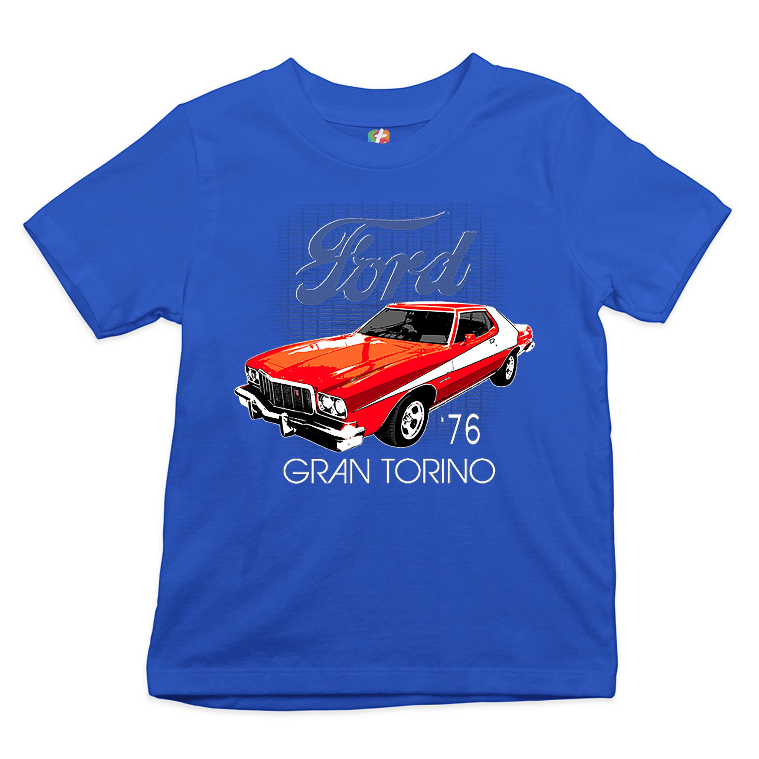 Ford '76 Gran Torino Youth T-shirt 1976 American Muscle Car Licensed Kids - Picture 15 of 22
