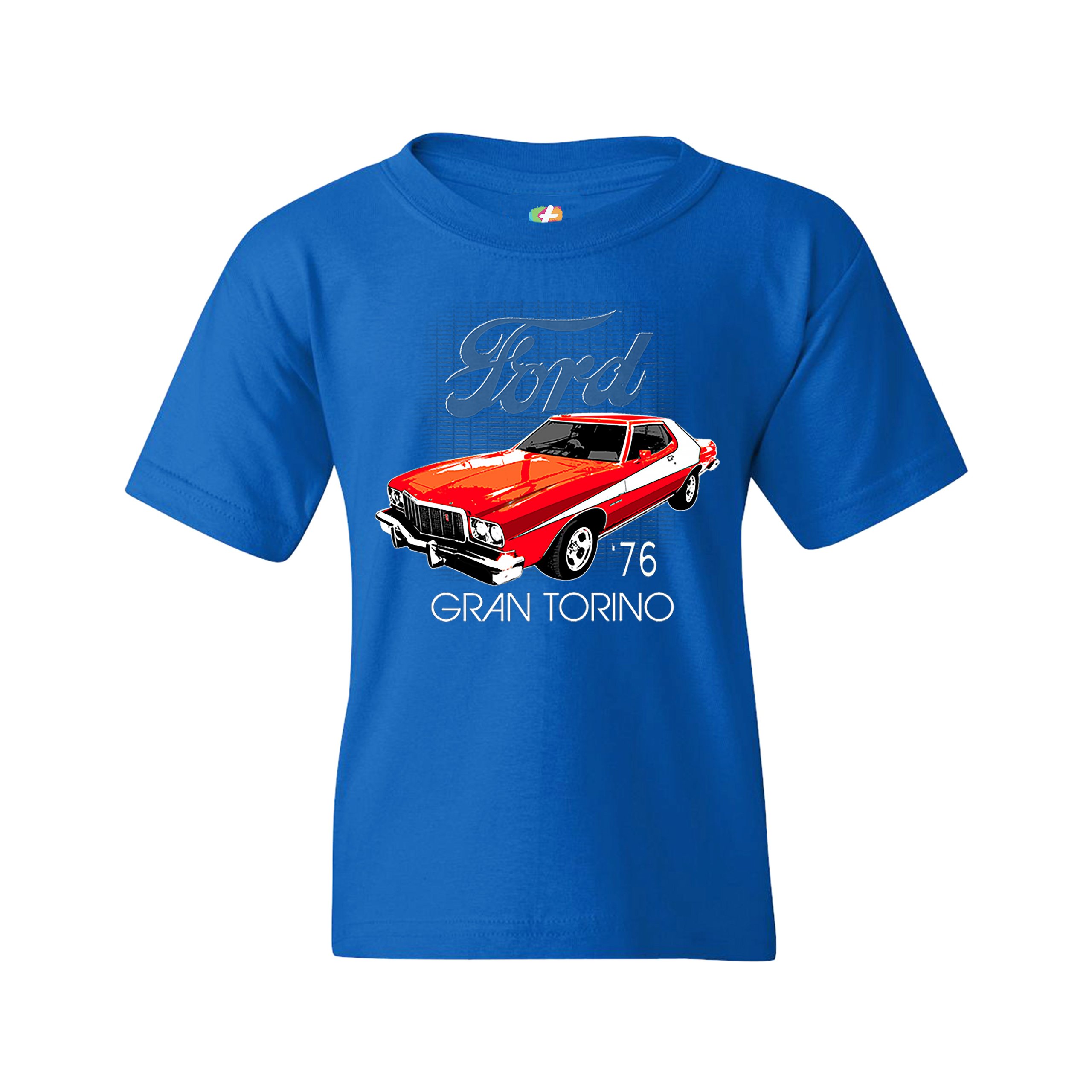 Ford '76 Gran Torino Youth T-shirt 1976 American Muscle Car Licensed Kids - Picture 16 of 22