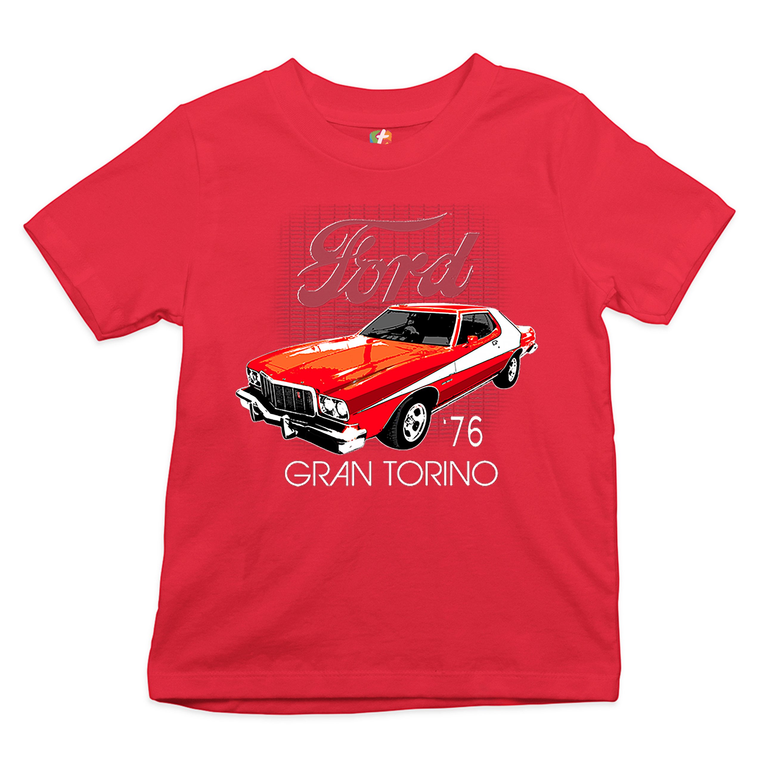 Ford '76 Gran Torino Youth T-shirt 1976 American Muscle Car Licensed Kids - Picture 7 of 22