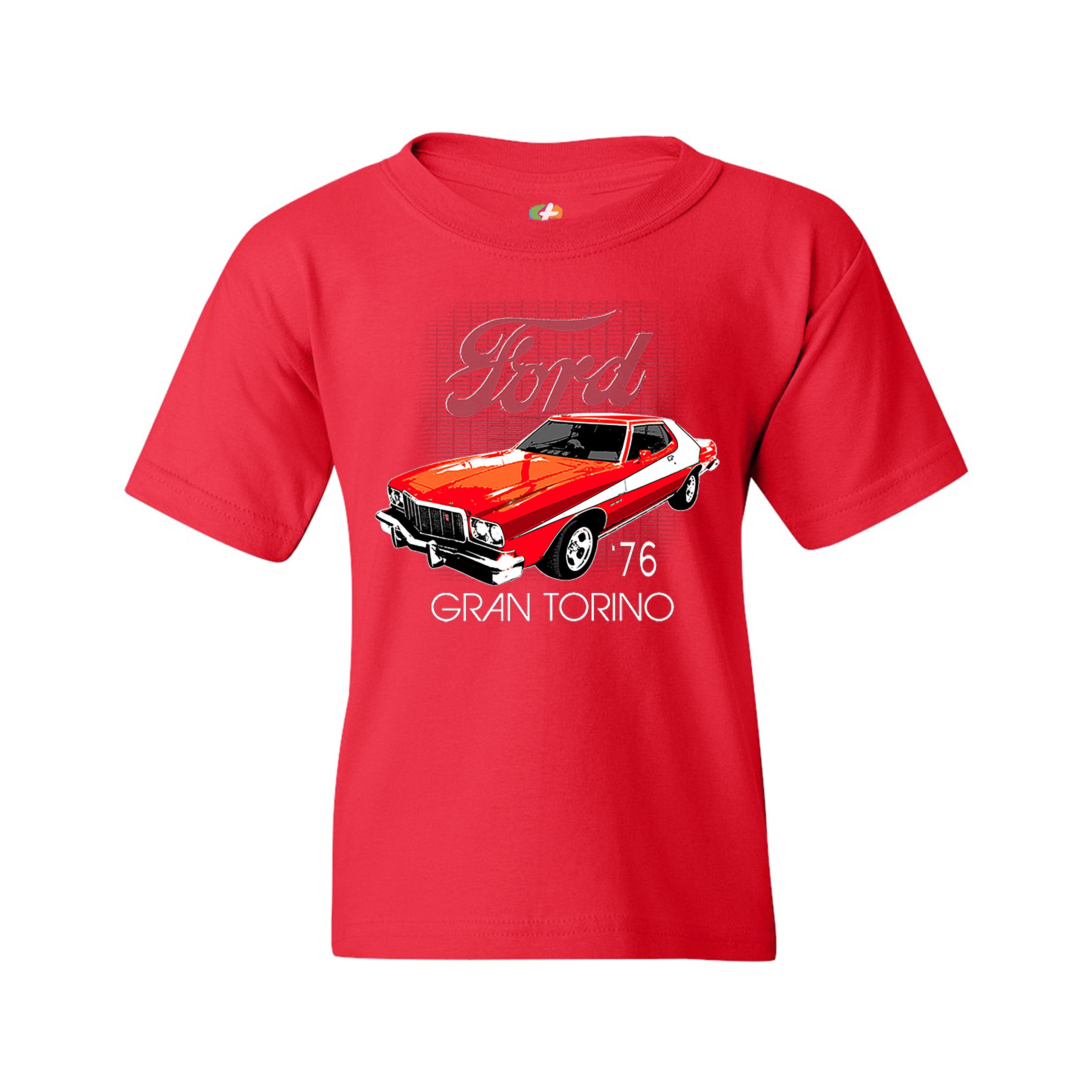 Ford '76 Gran Torino Youth T-shirt 1976 American Muscle Car Licensed Kids - Picture 8 of 22