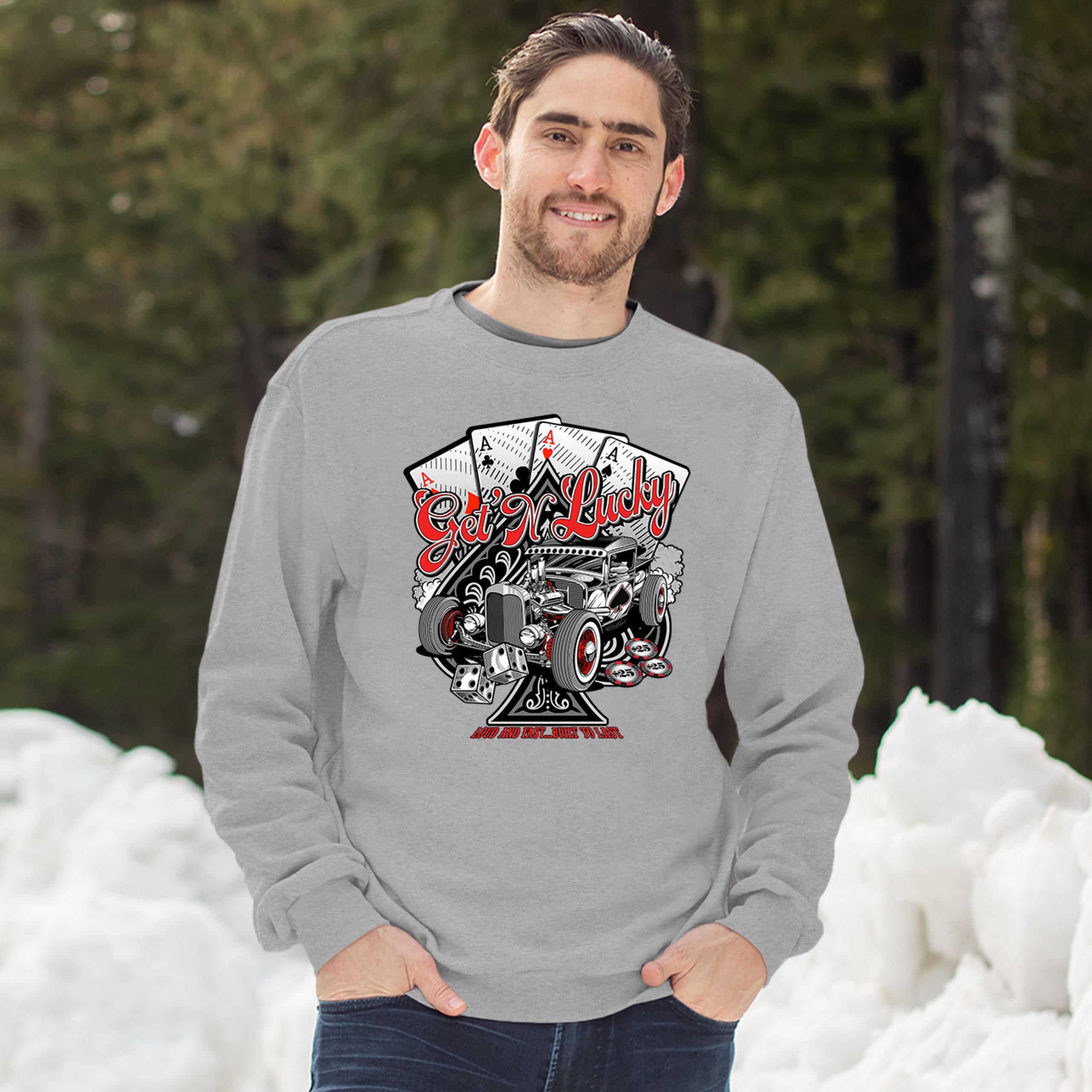 drag racing sweatshirt