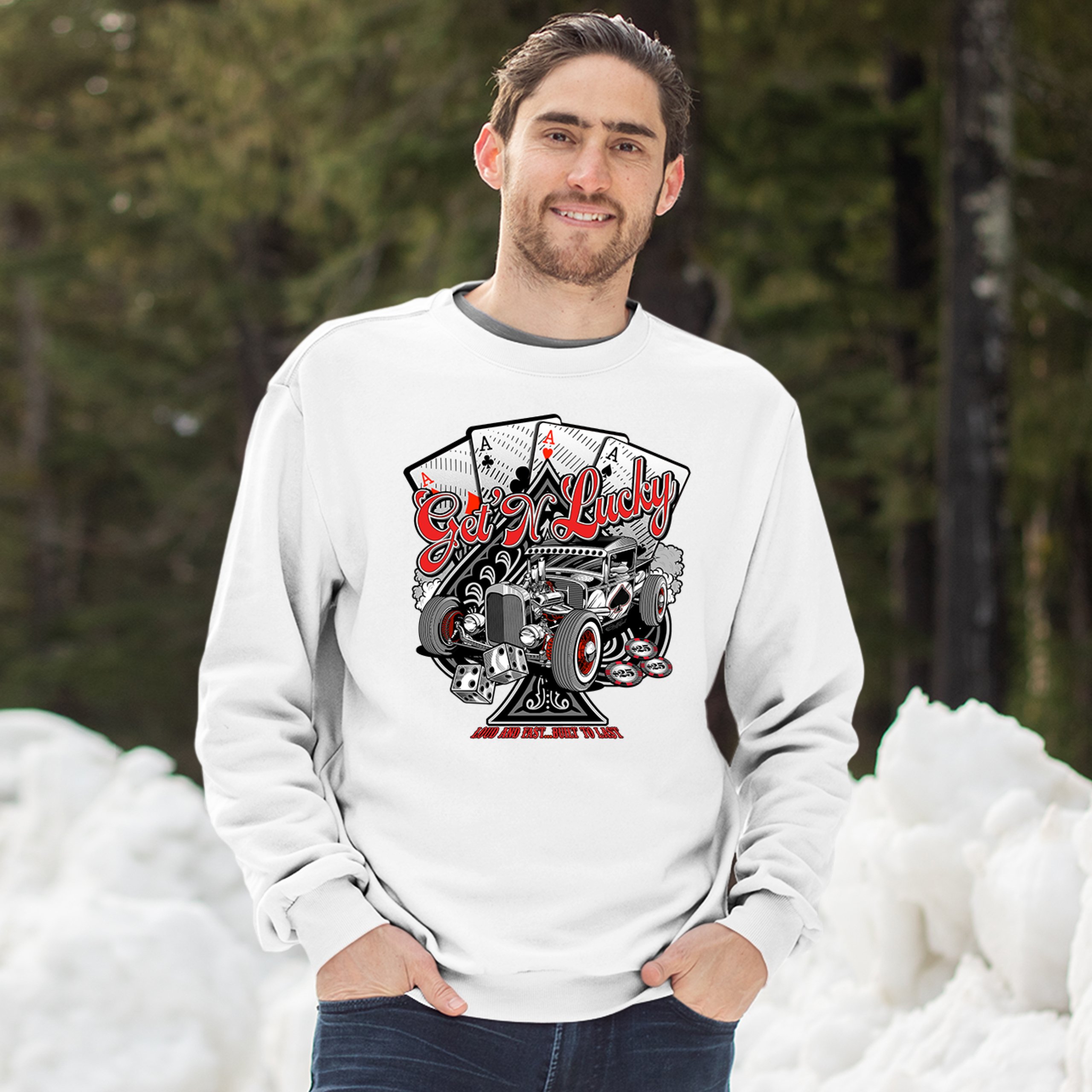 drag racing sweatshirt