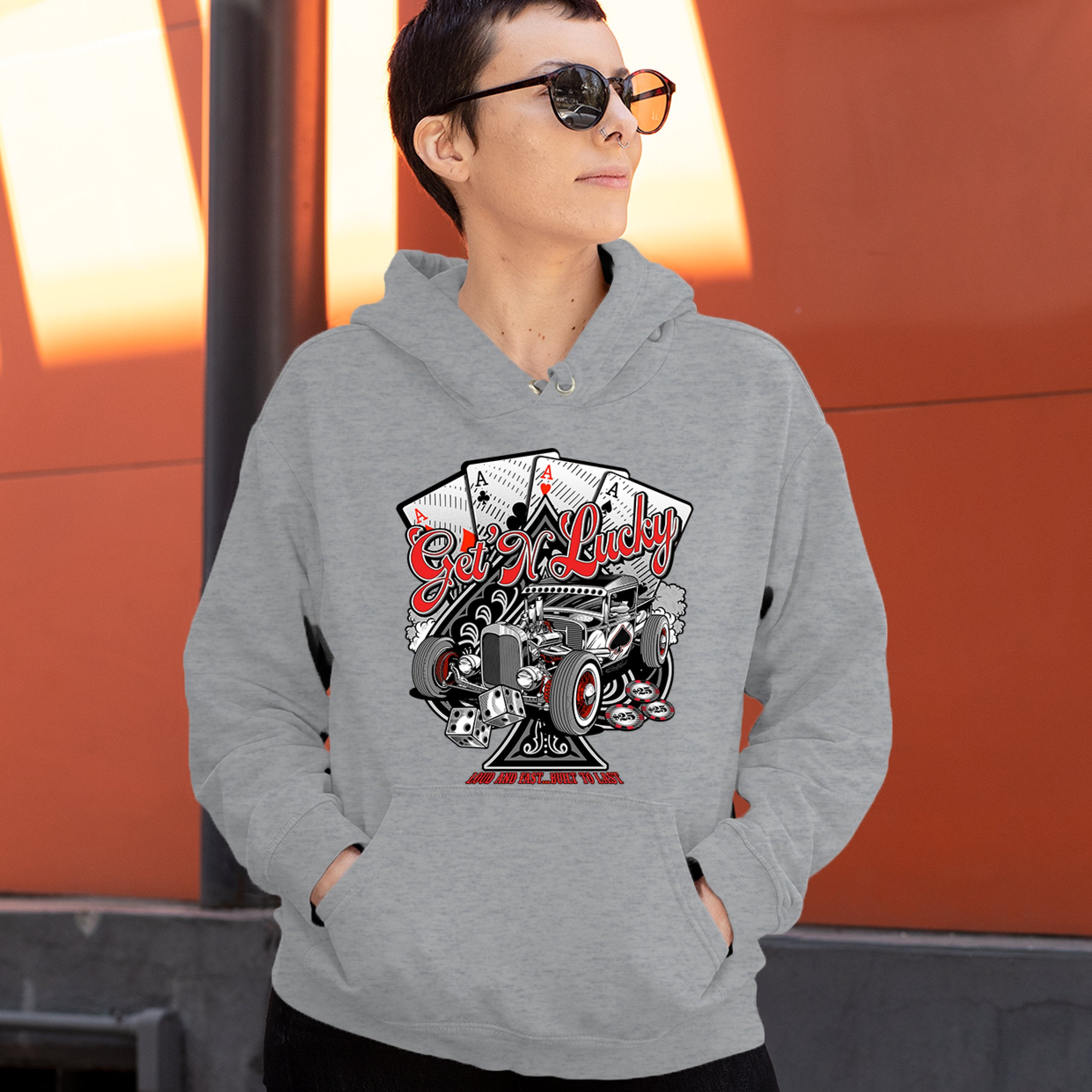 drag racing sweatshirt