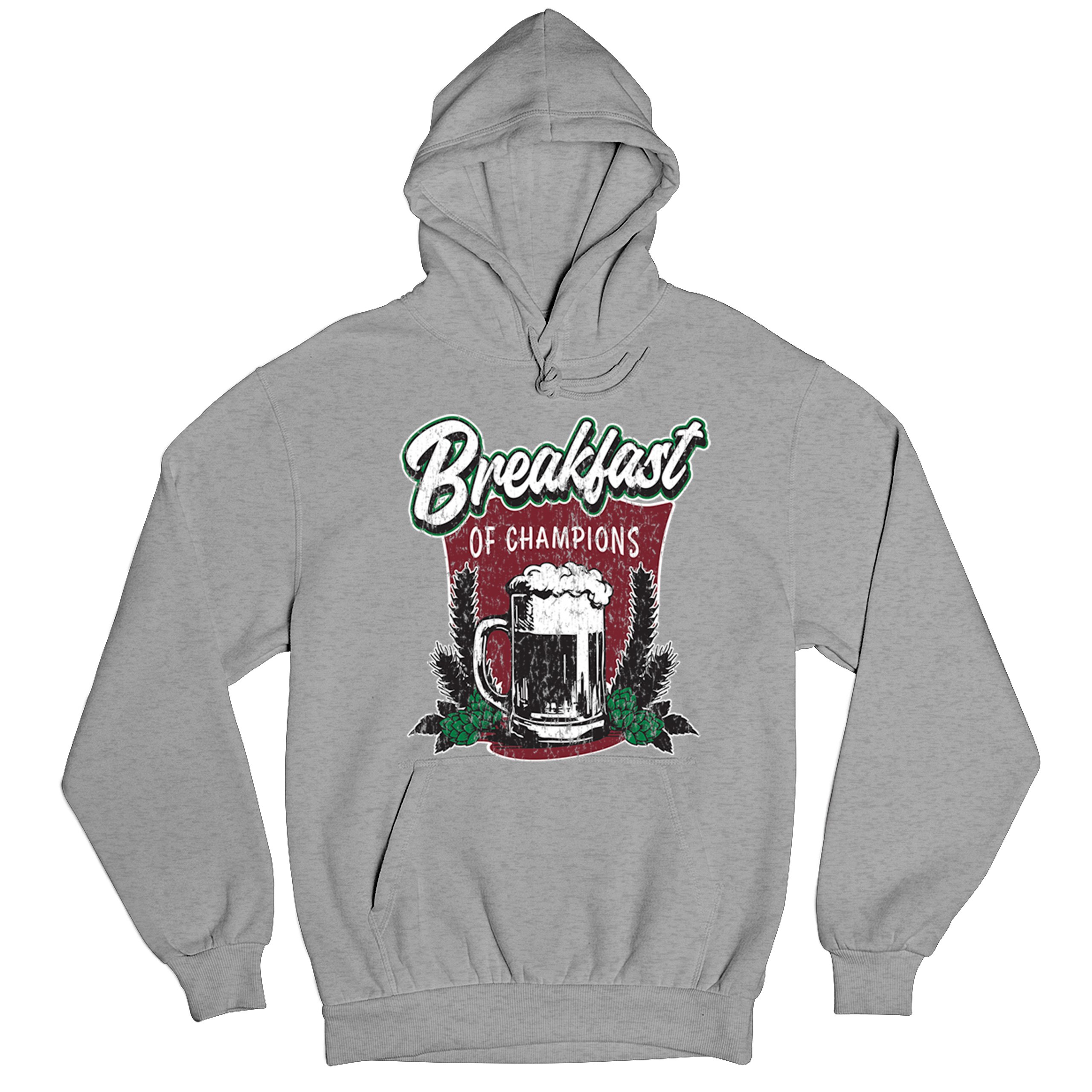 Breakfast of Champions Sweatshirt Beer Mug Cannabis Funny Stoner 420 Hoodie - Picture 13 of 57