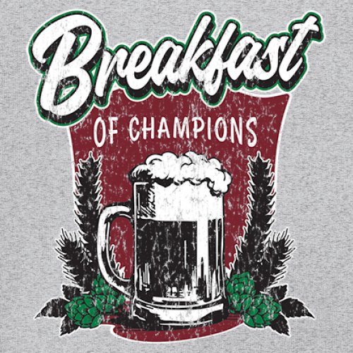 Breakfast of Champions Sweatshirt Beer Mug Cannabis Funny Stoner 420 Hoodie - Picture 11 of 57