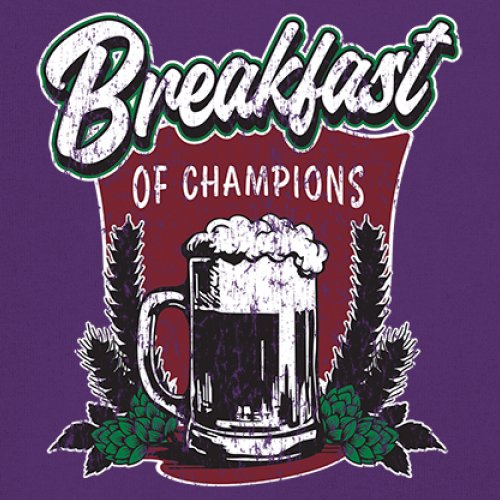 Breakfast of Champions Sweatshirt Beer Mug Cannabis Funny Stoner 420 Hoodie - Picture 25 of 57