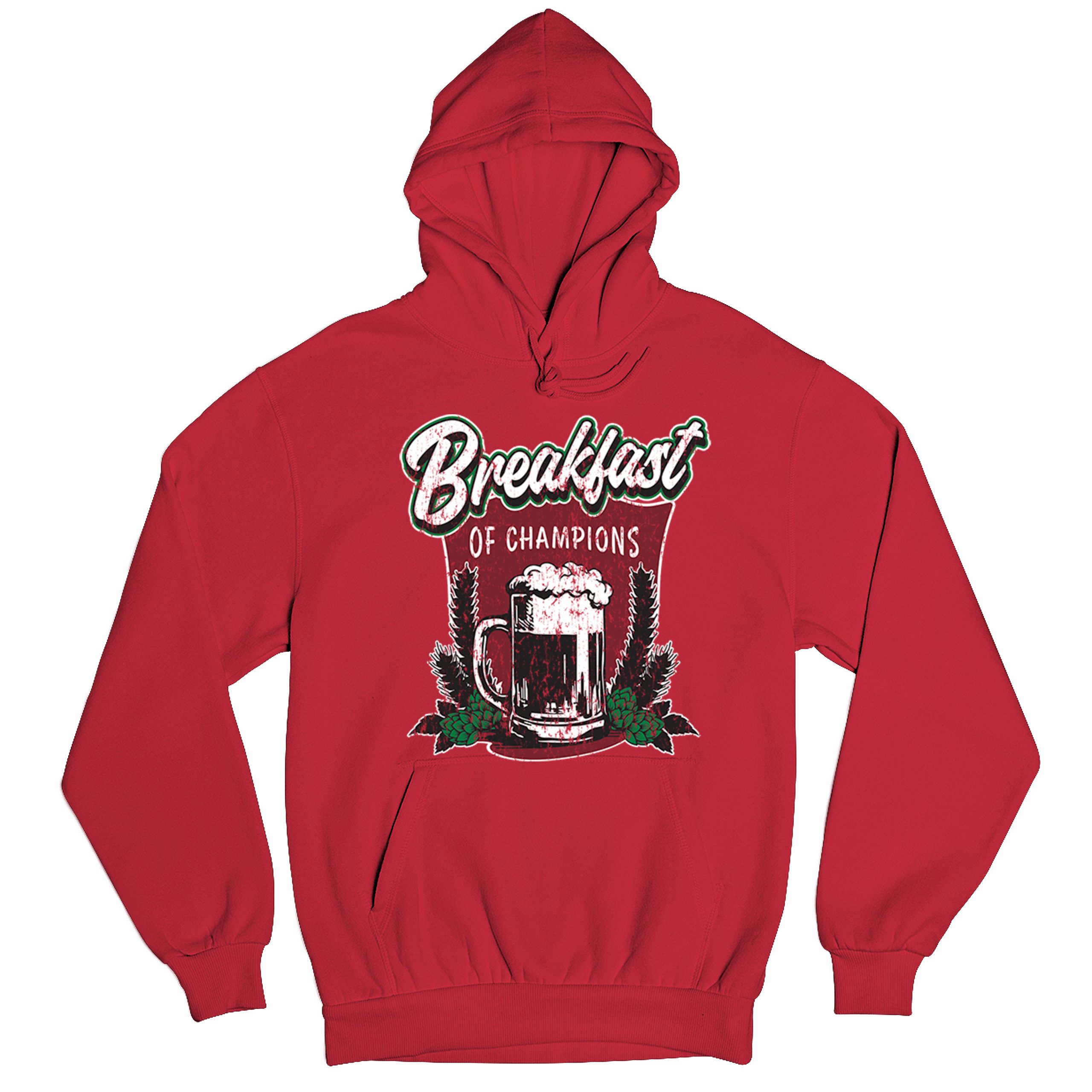 Breakfast of Champions Sweatshirt Beer Mug Cannabis Funny Stoner 420 Hoodie - Picture 34 of 57