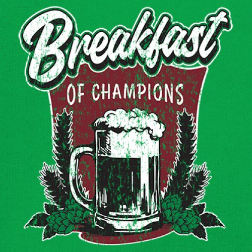 Breakfast of Champions T-shirt Beer Mug Cannabis Funny Stoner 420 Men's Tee - Picture 60 of 113