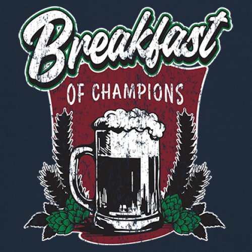 Breakfast of Champions T-shirt Beer Mug Cannabis Funny Stoner 420 Men's Tee - Picture 53 of 113