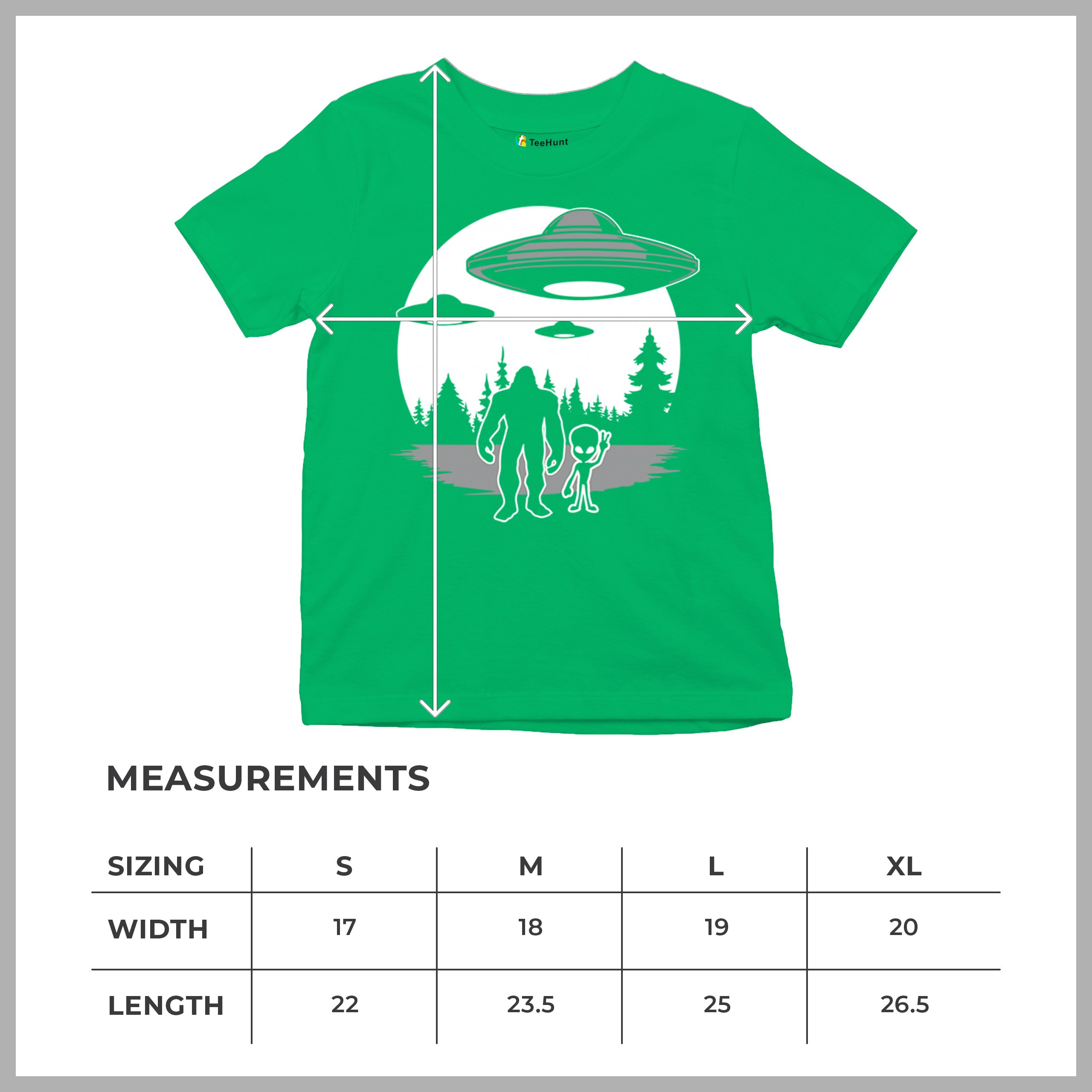 Best Friends Alien Bigfoot Moon Youth T-shirt Space UFO Sasquatch Believe Kids - Picture 22 of 36