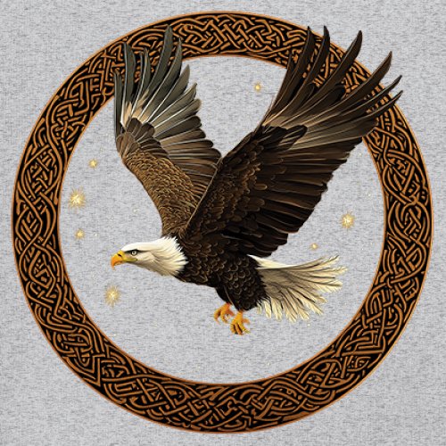 Celtic Flying Eagle Youth T-shirt North Mystic Raptor Spiritual Valhala Kids - Picture 11 of 50