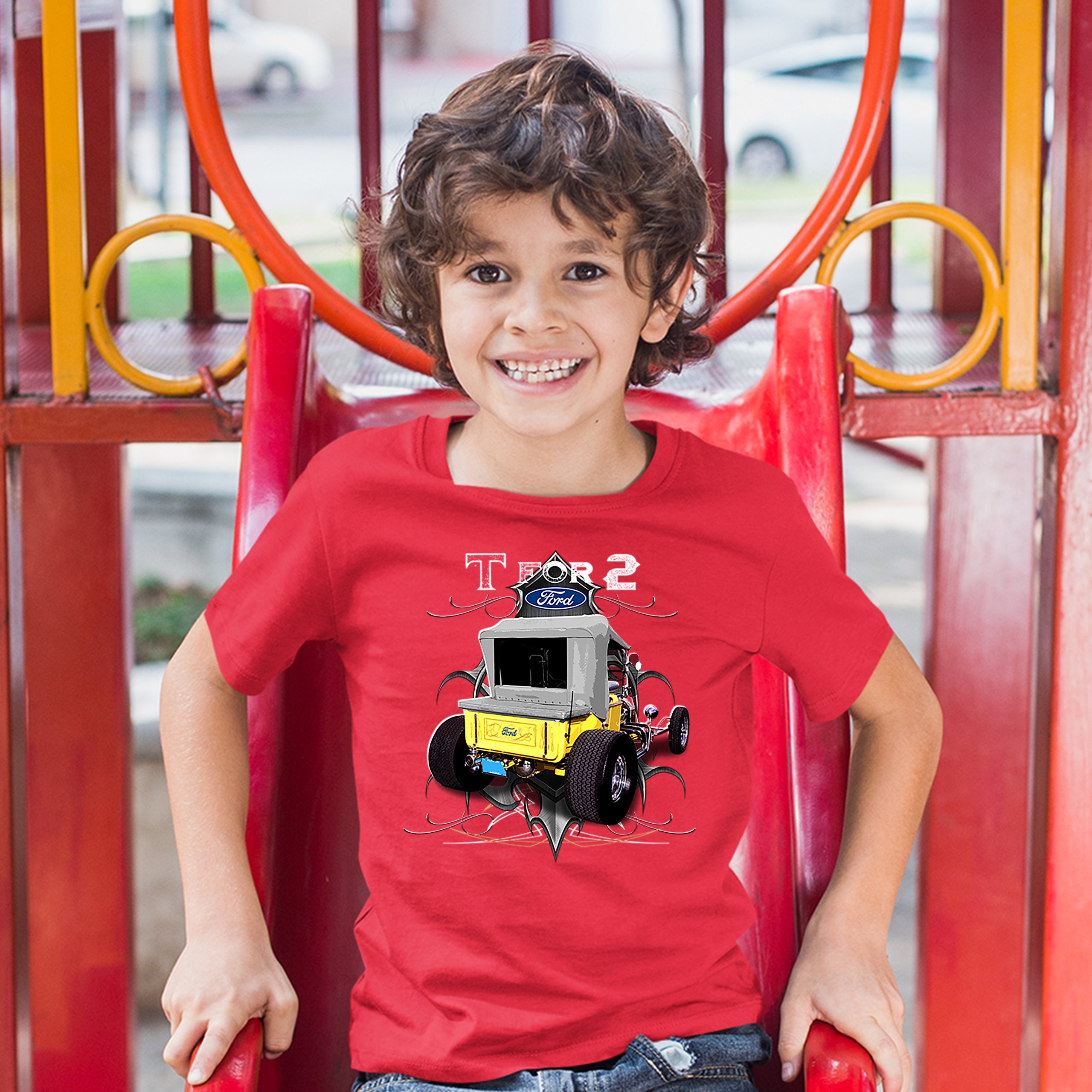 T for 2 Youth T-shirt Ford Model T Hot Rod American Muscle Licensed Kids - Picture 14 of 26