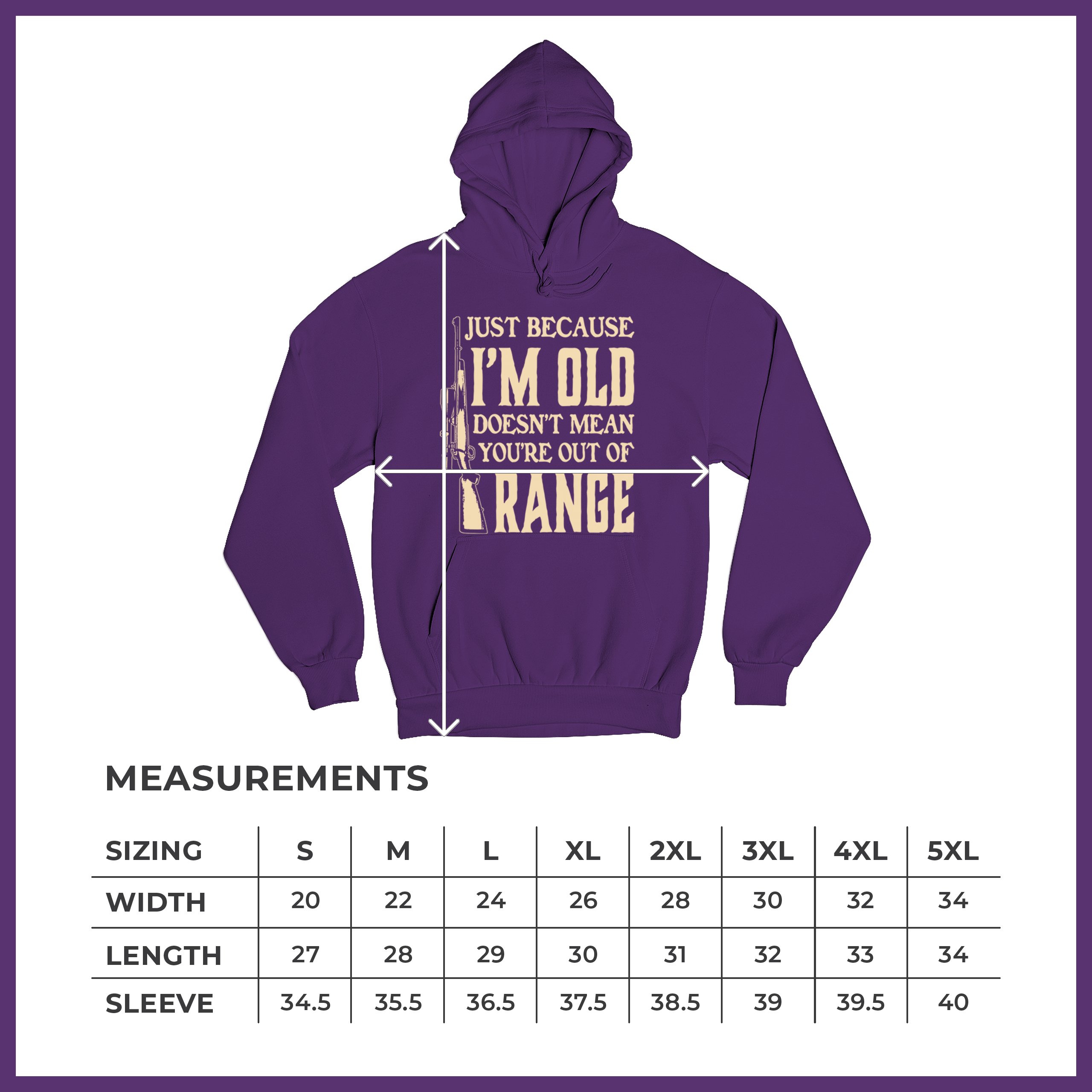Just Because I'm Old Sweatshirt Funny 2nd Amendment Second Gun Rights Hoodie - Picture 15 of 29