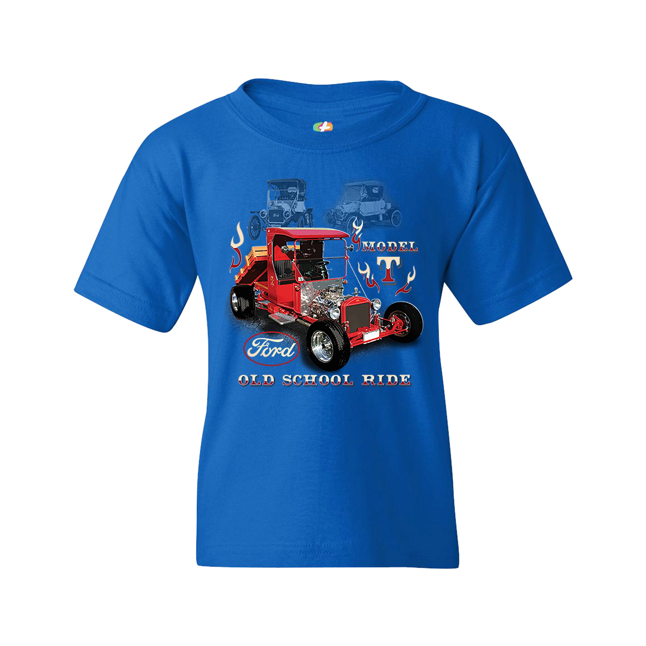 Ford Model T Old School Ride Youth T-shirt Vintage Hot Rod Licensed Kids - Picture 20 of 26