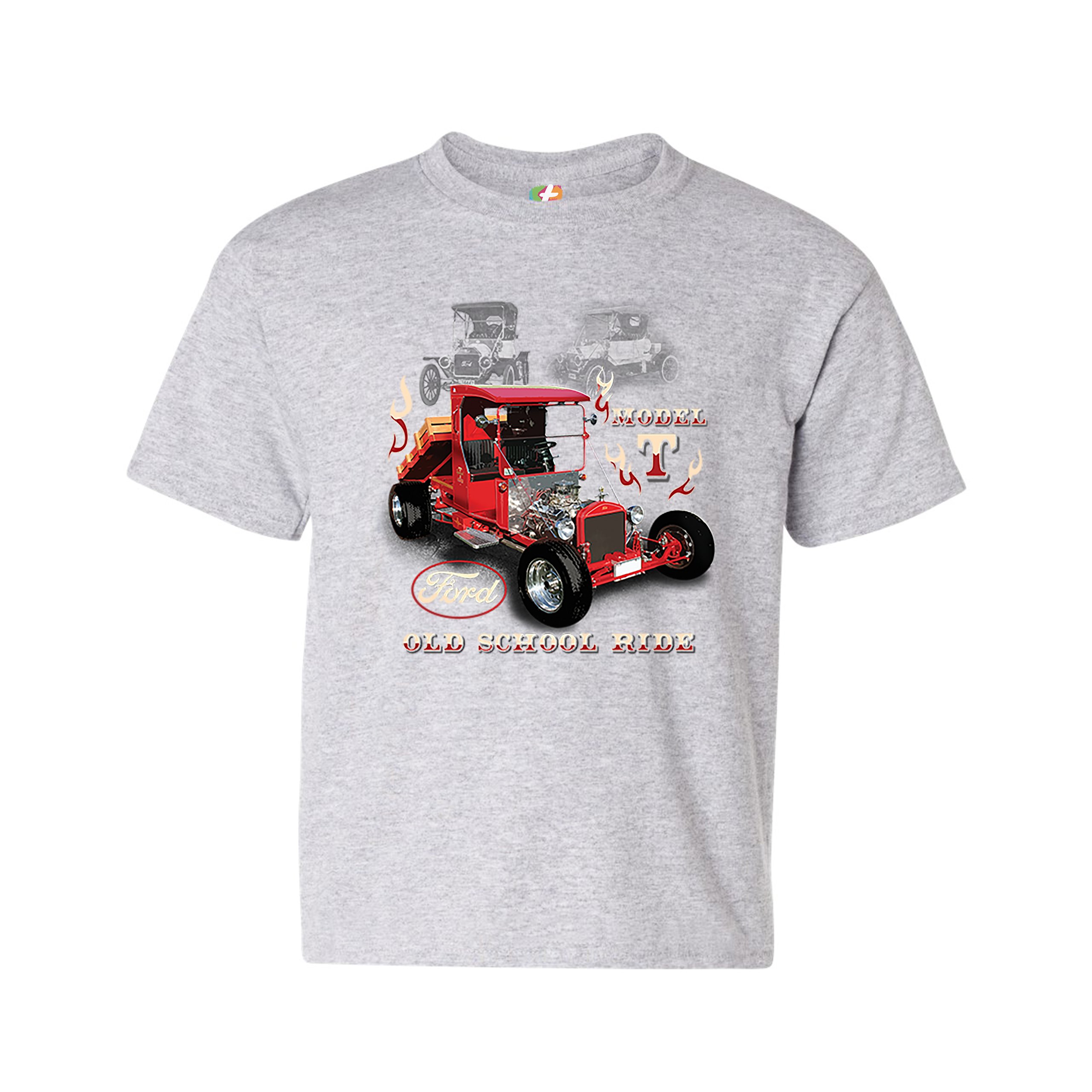 Ford Model T Old School Ride Youth T-shirt Vintage Hot Rod Licensed Kids - Picture 8 of 26