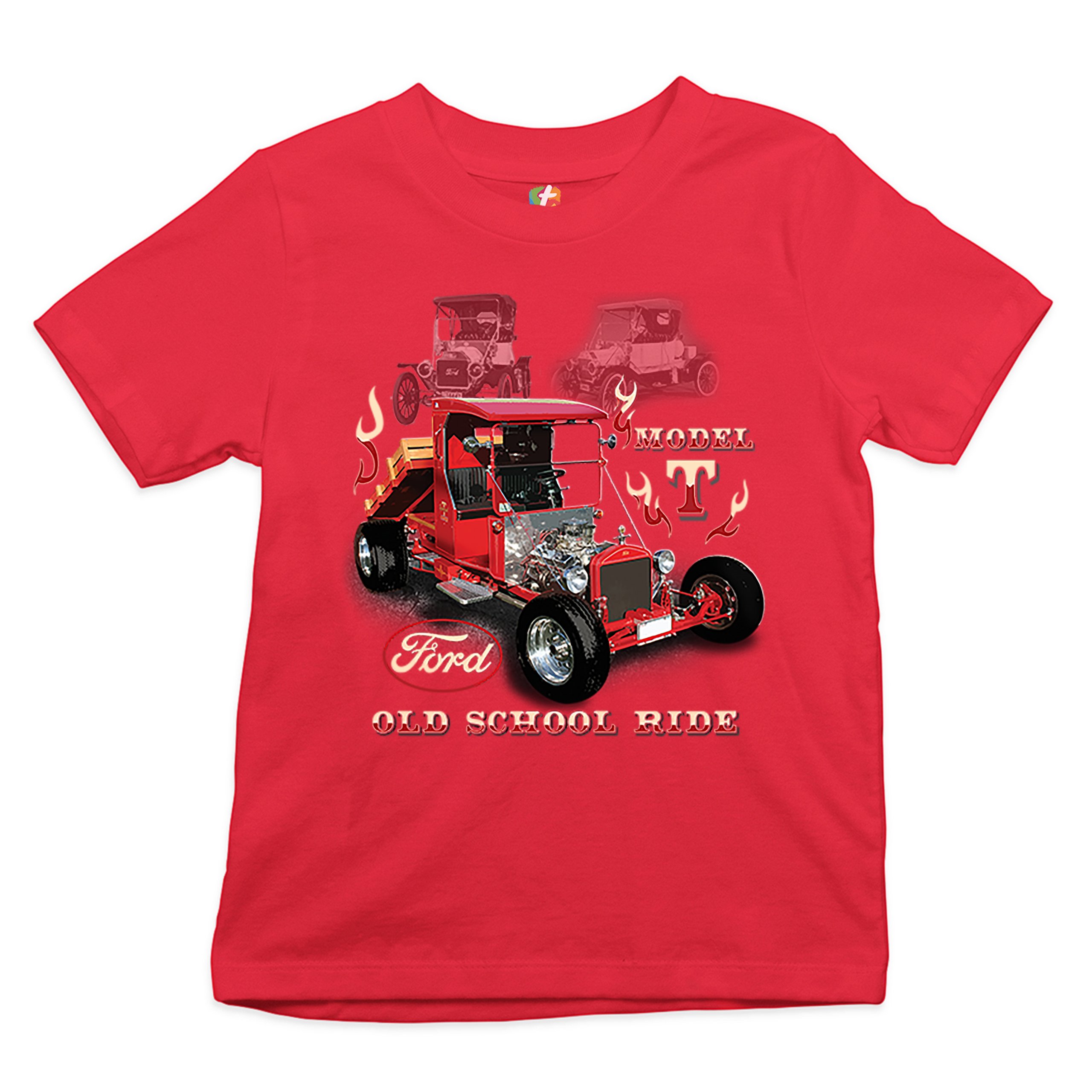 Ford Model T Old School Ride Youth T-shirt Vintage Hot Rod Licensed Kids - Picture 11 of 26