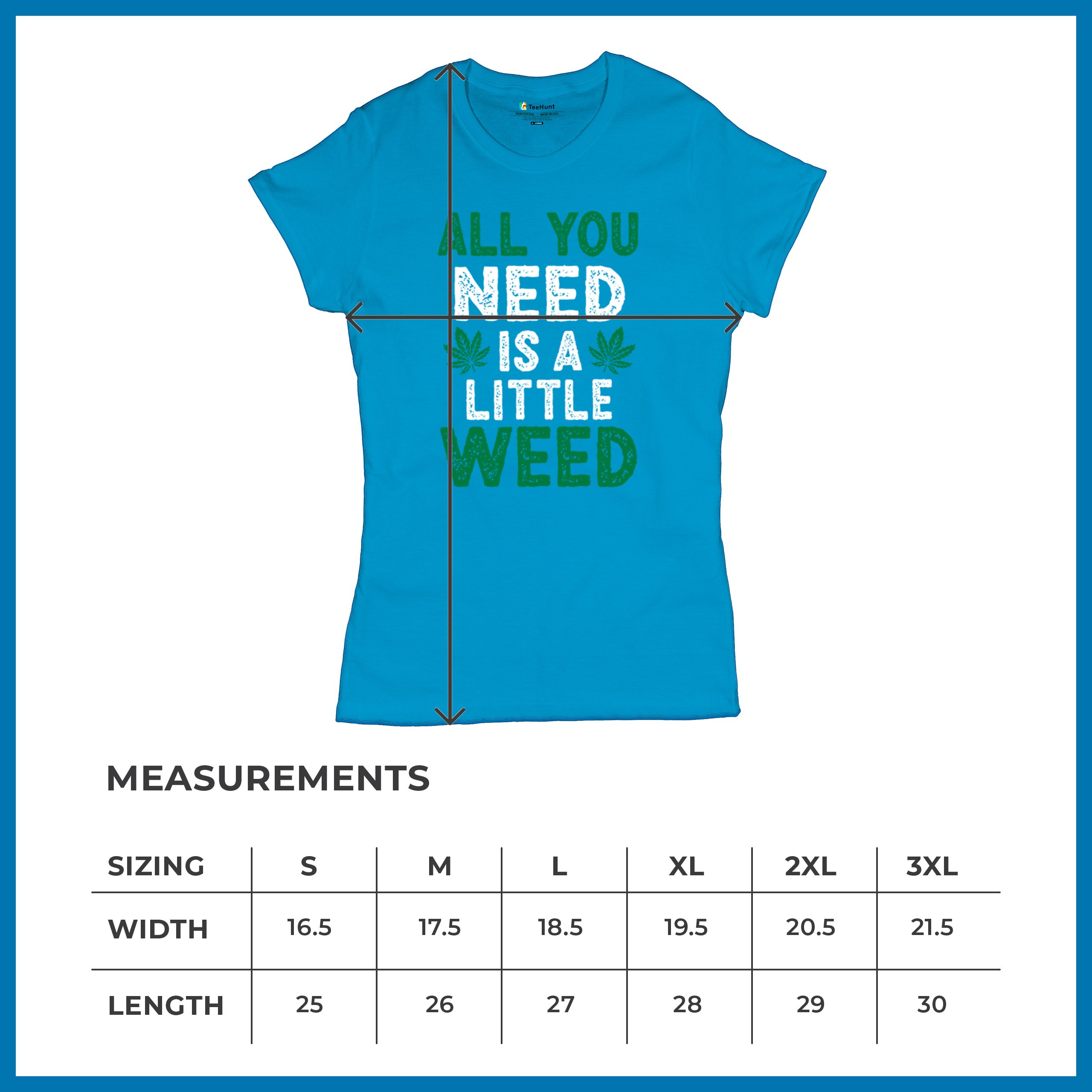 All You Need is a Little Weed T-Shirt Funny Smoking Marijuana 420 Women's Tee - Picture 29 of 36