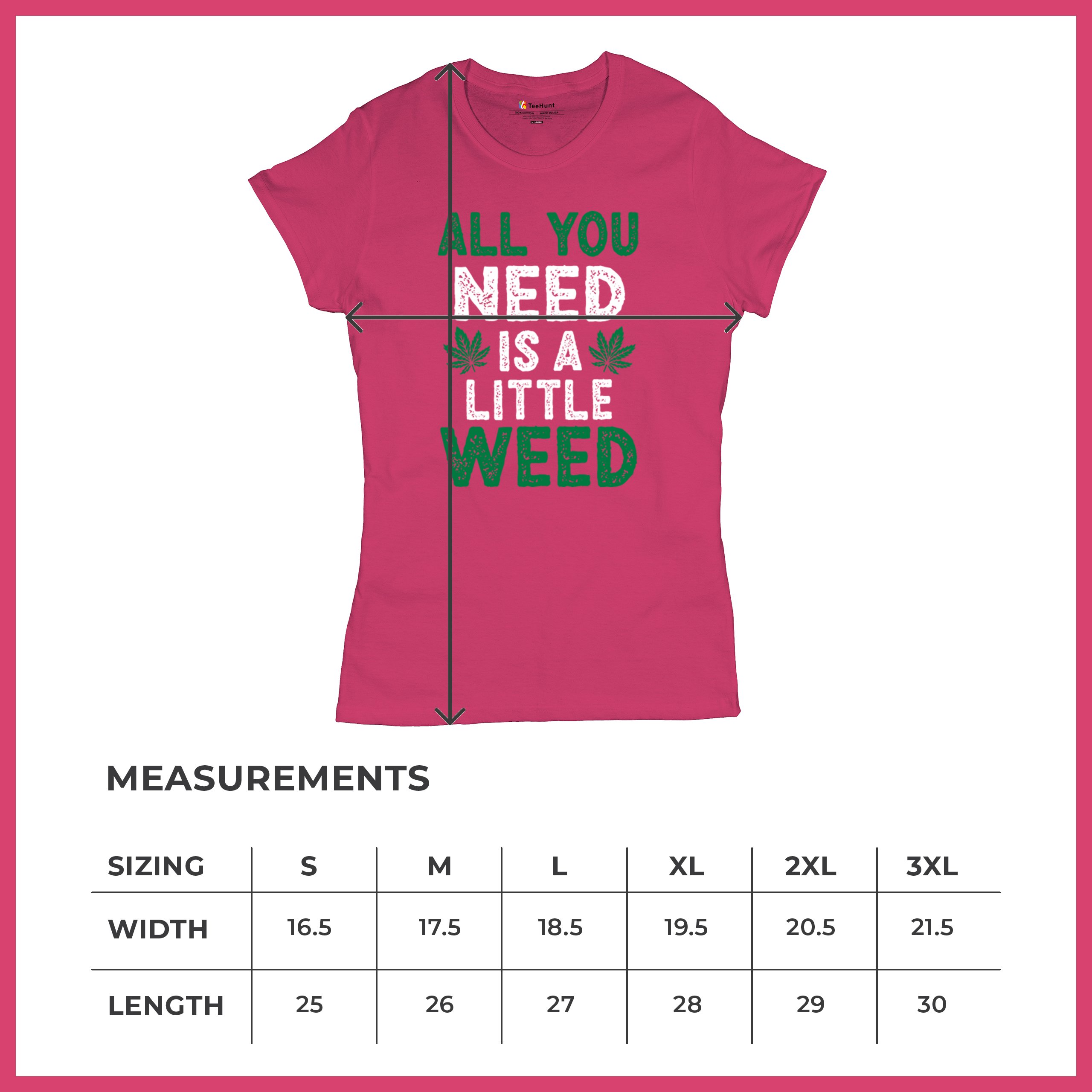 All You Need is a Little Weed T-Shirt Funny Smoking Marijuana 420 Women's Tee - Picture 36 of 36