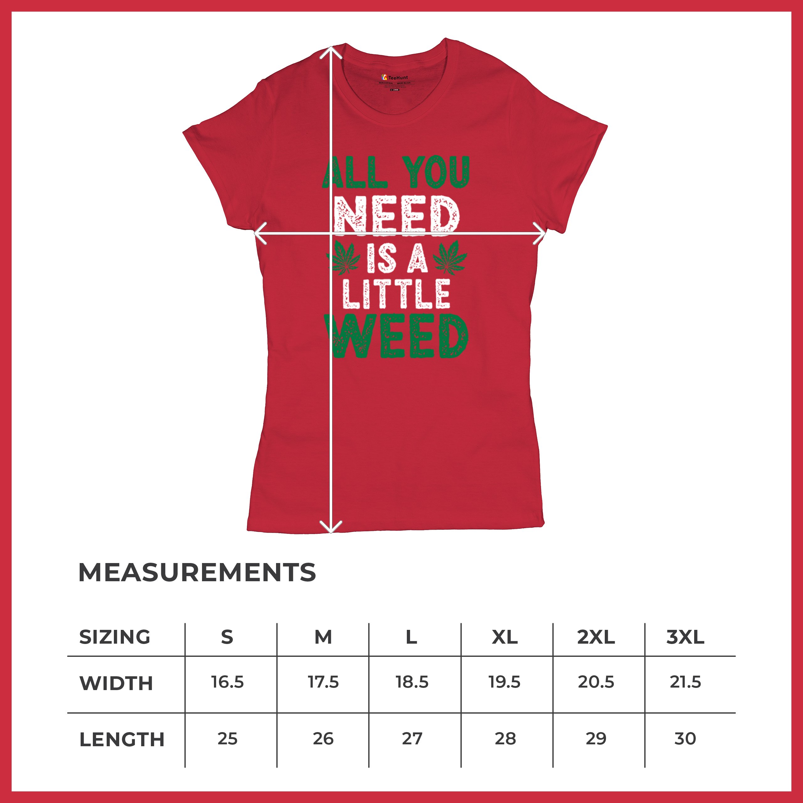All You Need is a Little Weed T-Shirt Funny Smoking Marijuana 420 Women's Tee - Picture 15 of 36