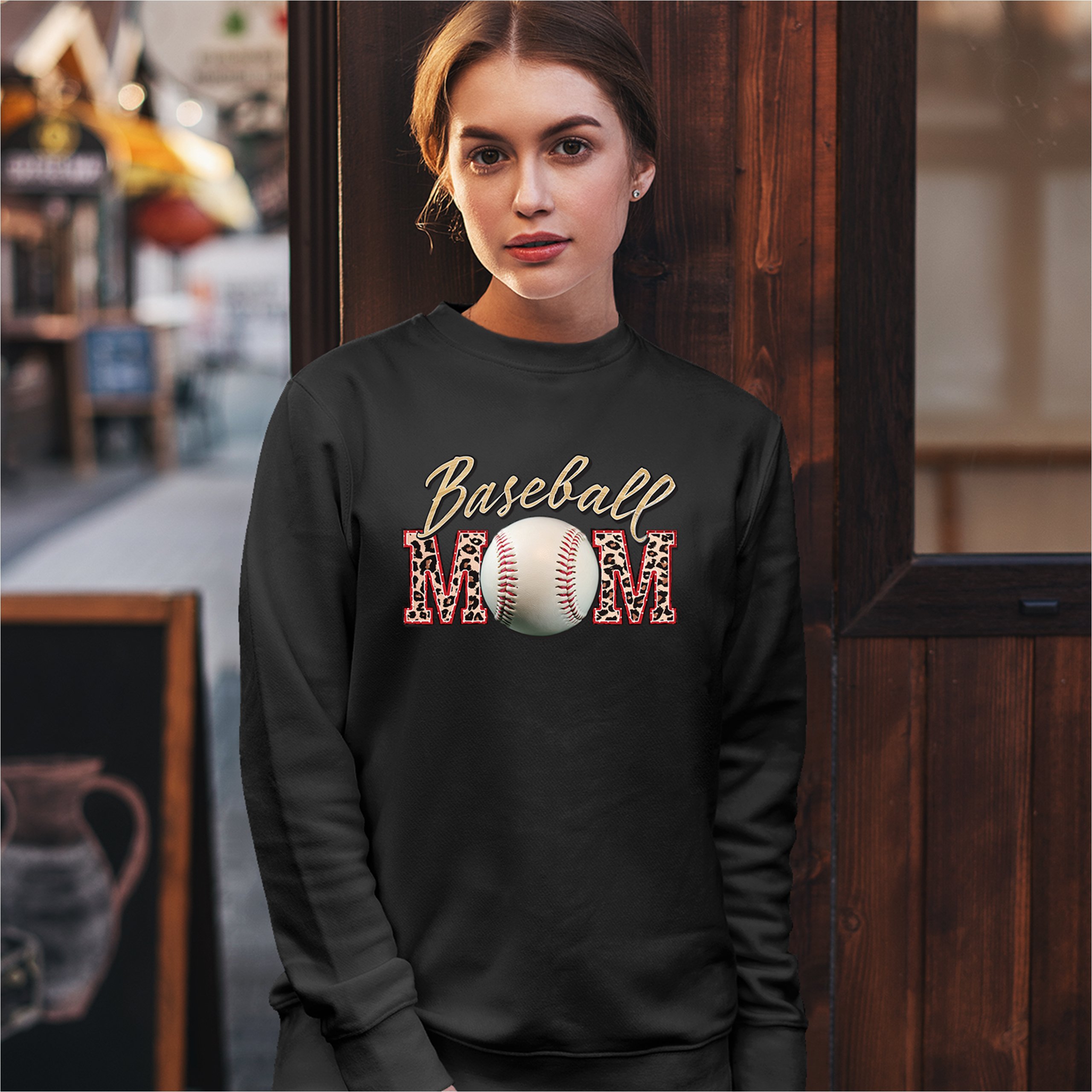 Baseball Mom Sweatshirt Funny Mom of Boys Game Practice Mother's Day Crewneck - Picture 5 of 50