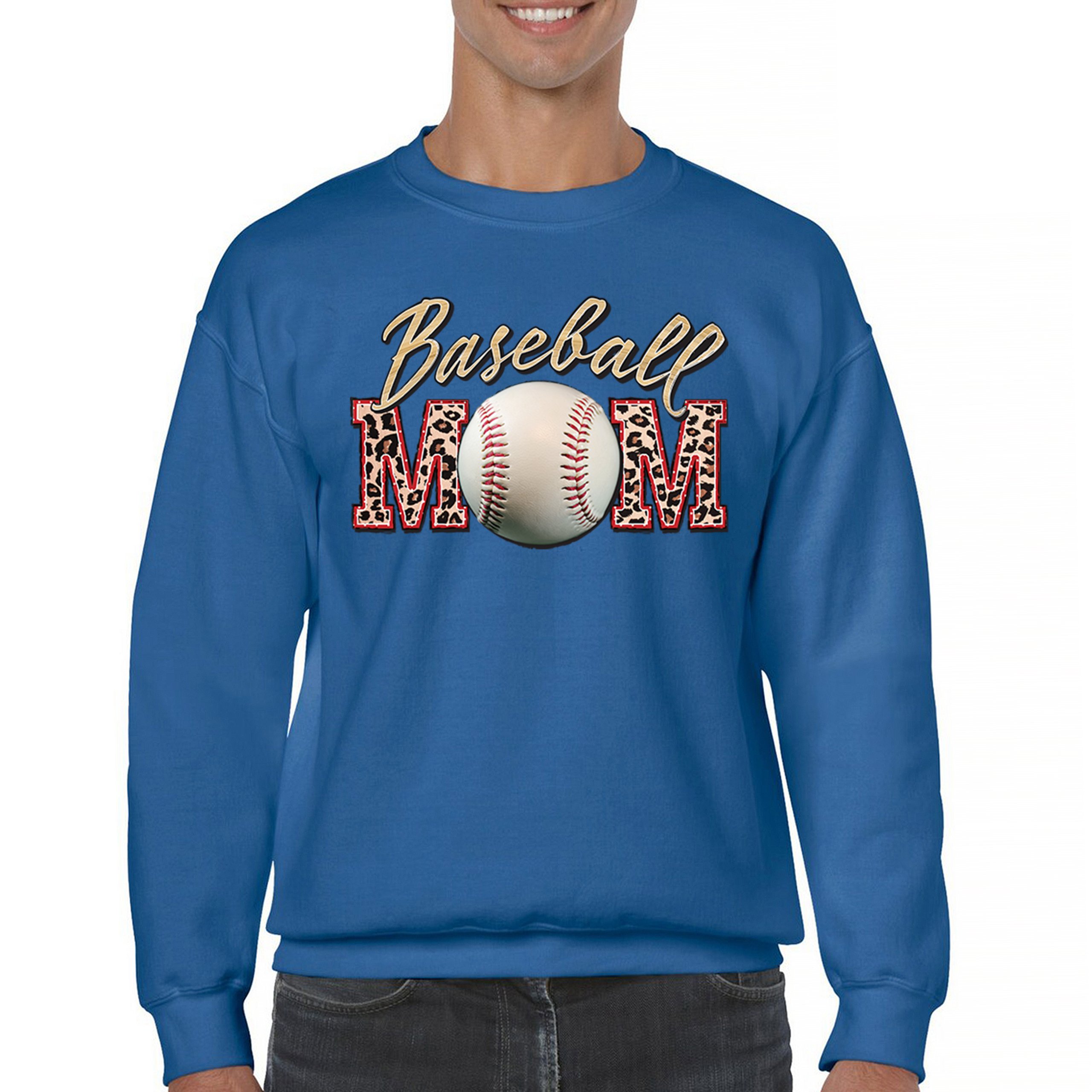 Baseball Mom Sweatshirt Funny Mom of Boys Game Practice Mother's Day Crewneck - Picture 44 of 50