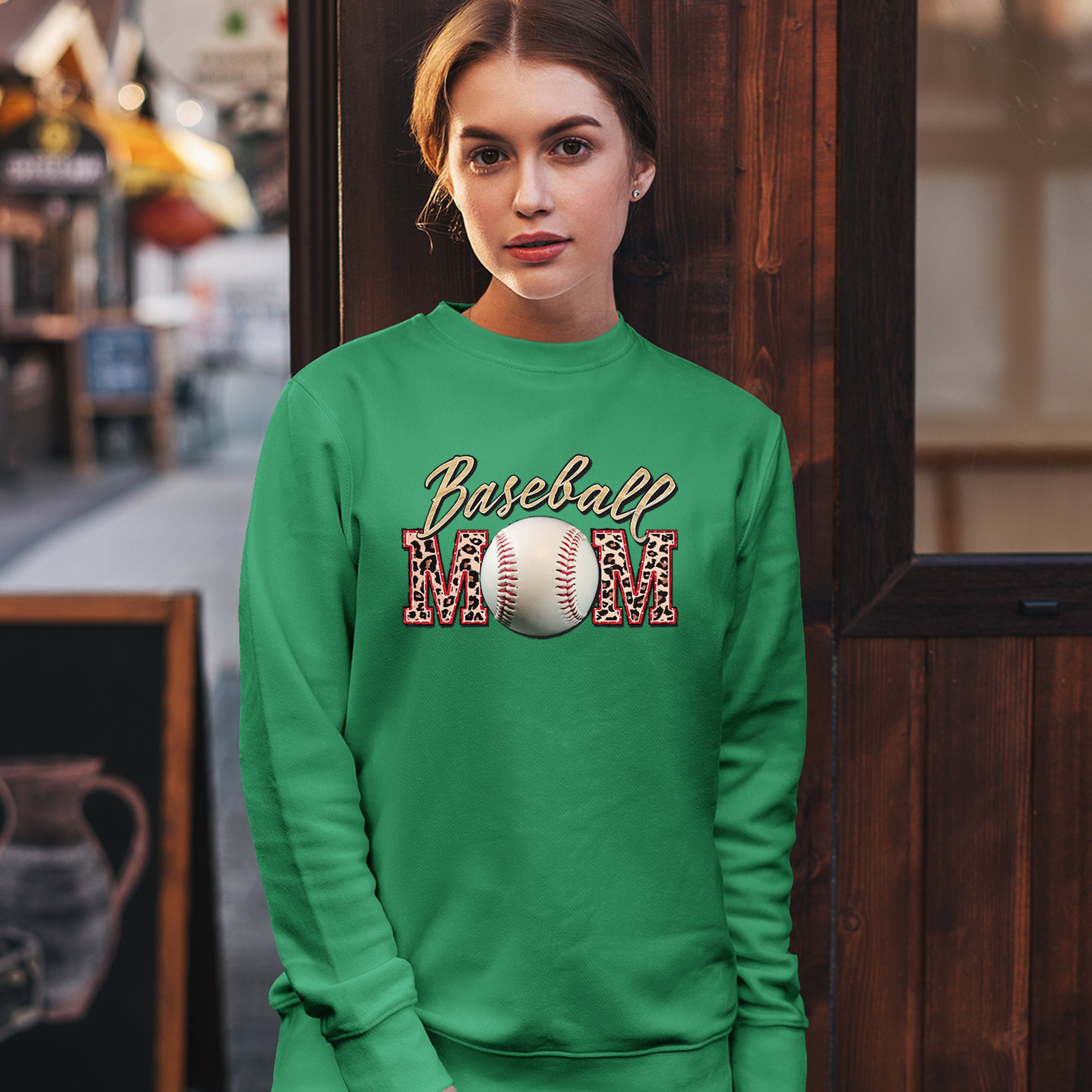 Baseball Mom Sweatshirt Funny Mom of Boys Game Practice Mother's Day Crewneck - Picture 40 of 50