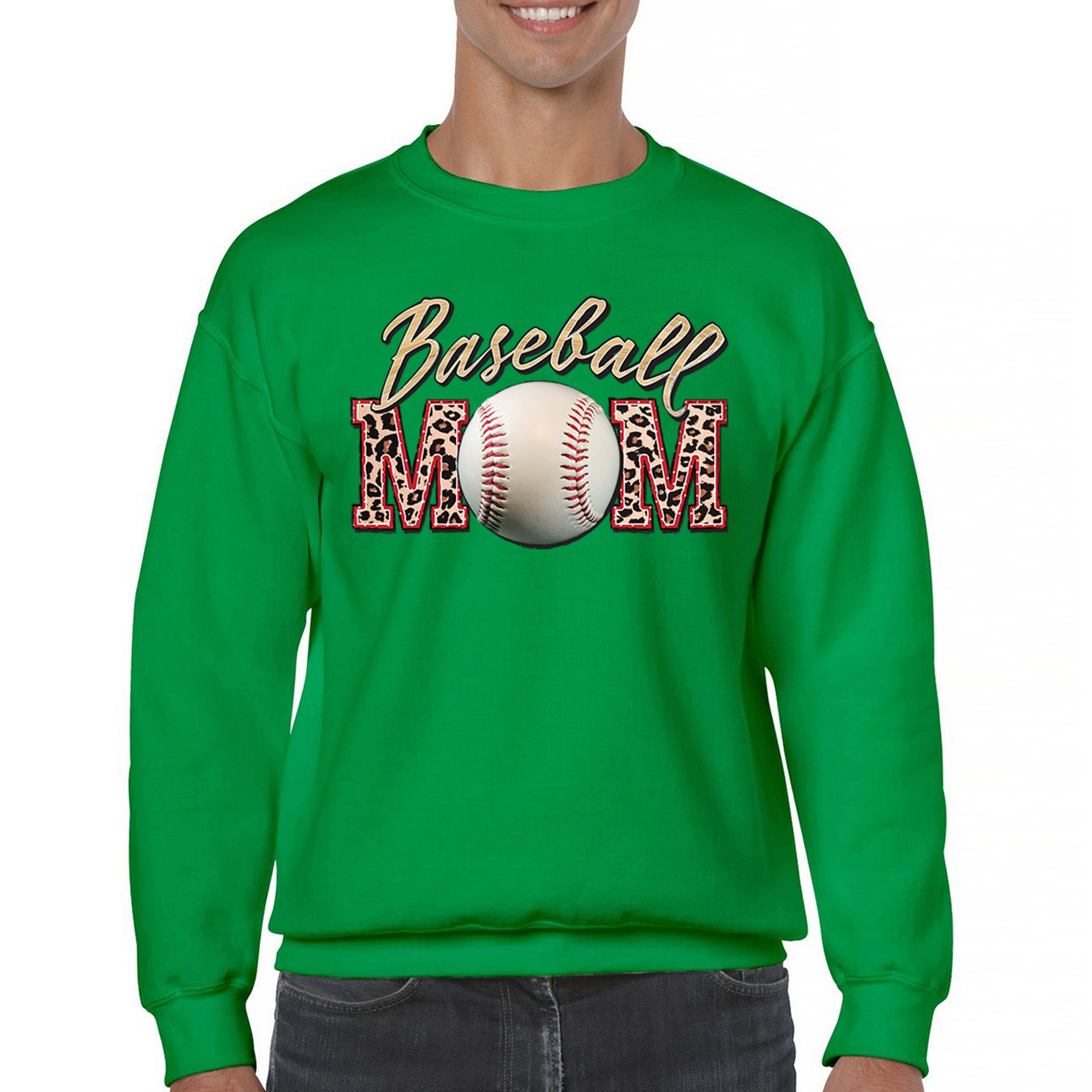 Baseball Mom Sweatshirt Funny Mom of Boys Game Practice Mother's Day Crewneck - Picture 37 of 50
