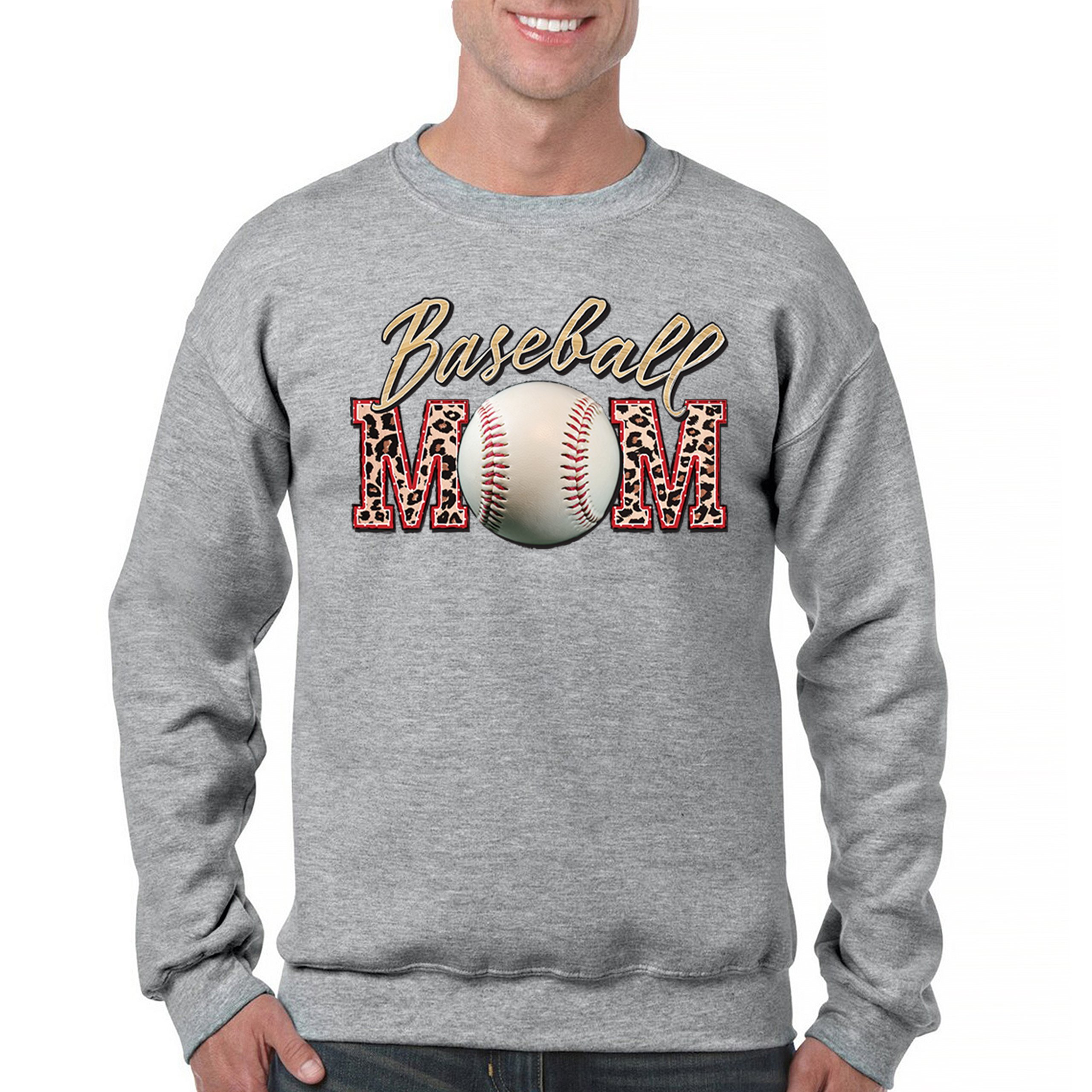 Baseball Mom Sweatshirt Funny Mom of Boys Game Practice Mother's Day Crewneck - Picture 9 of 50