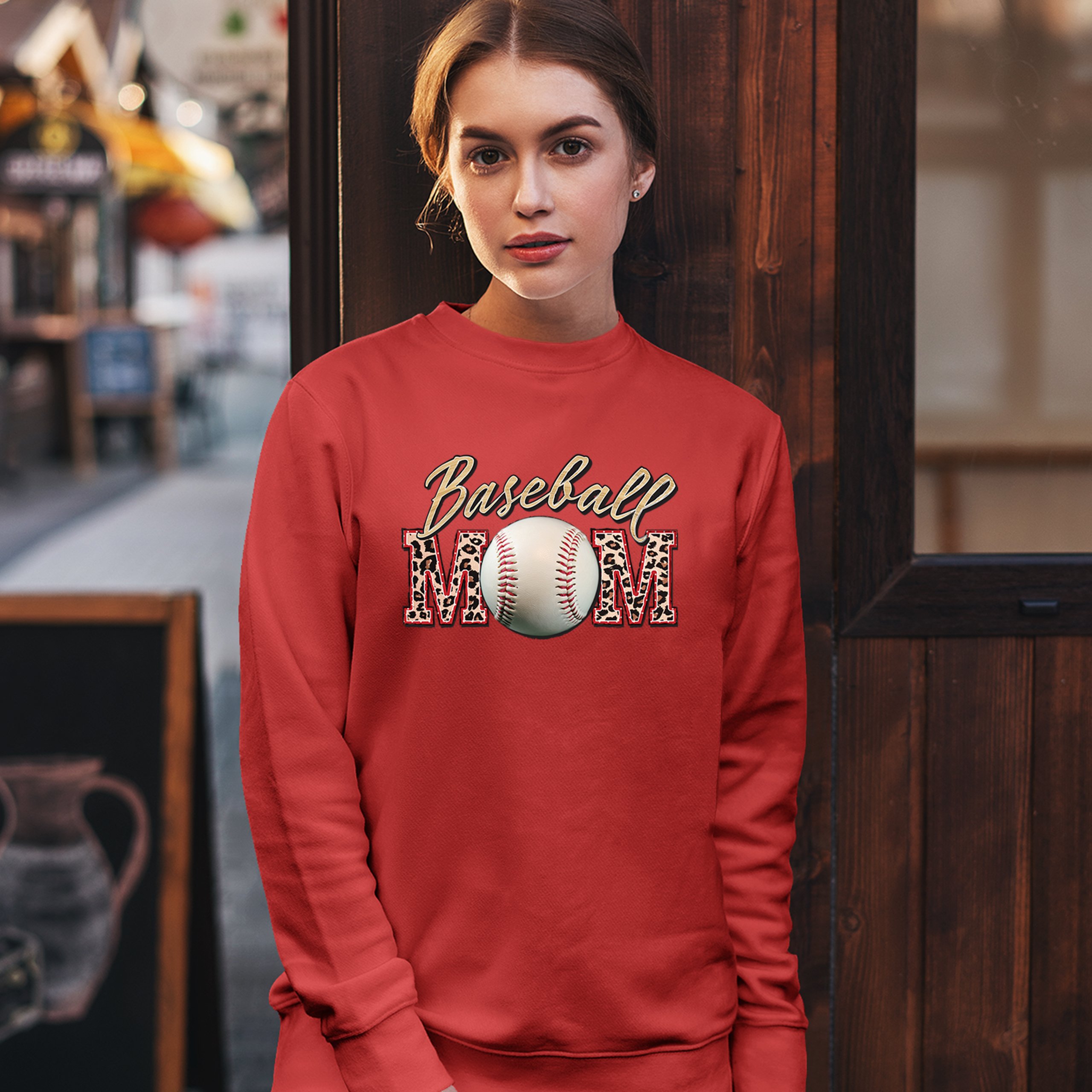 Baseball Mom Sweatshirt Funny Mom of Boys Game Practice Mother's Day Crewneck - Picture 19 of 50