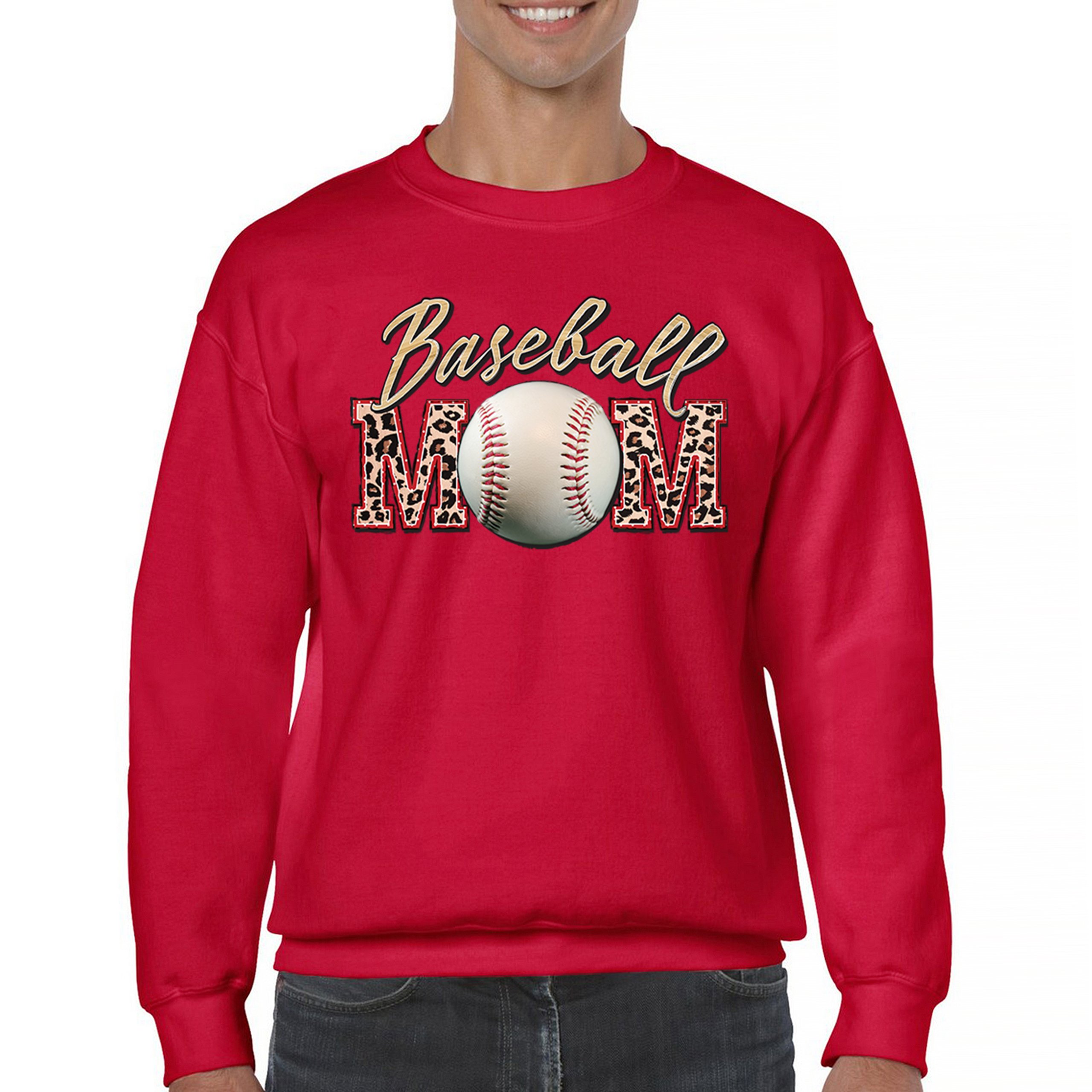 Baseball Mom Sweatshirt Funny Mom of Boys Game Practice Mother's Day Crewneck - Picture 16 of 50