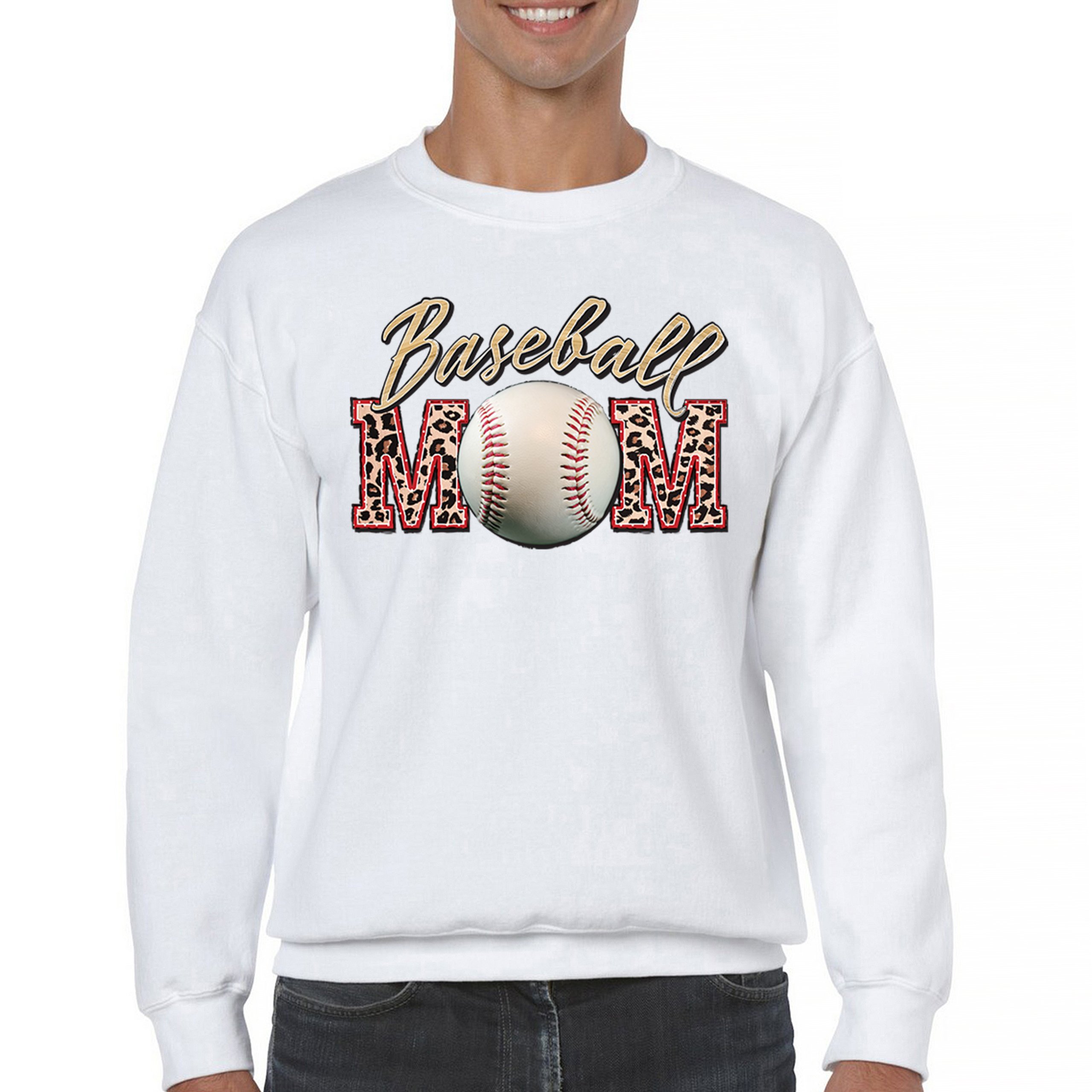 Baseball Mom Sweatshirt Funny Mom of Boys Game Practice Mother's Day Crewneck - Picture 23 of 50