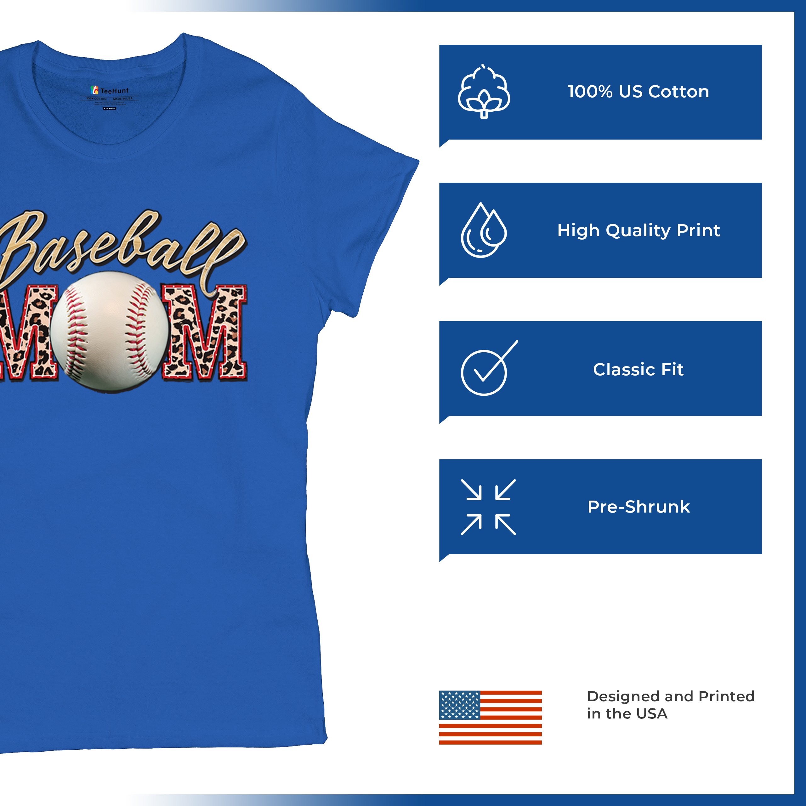 Baseball Mom T-Shirt Funny Mom of Boys Game Practice Mother's Day Women's Tee - Picture 35 of 50
