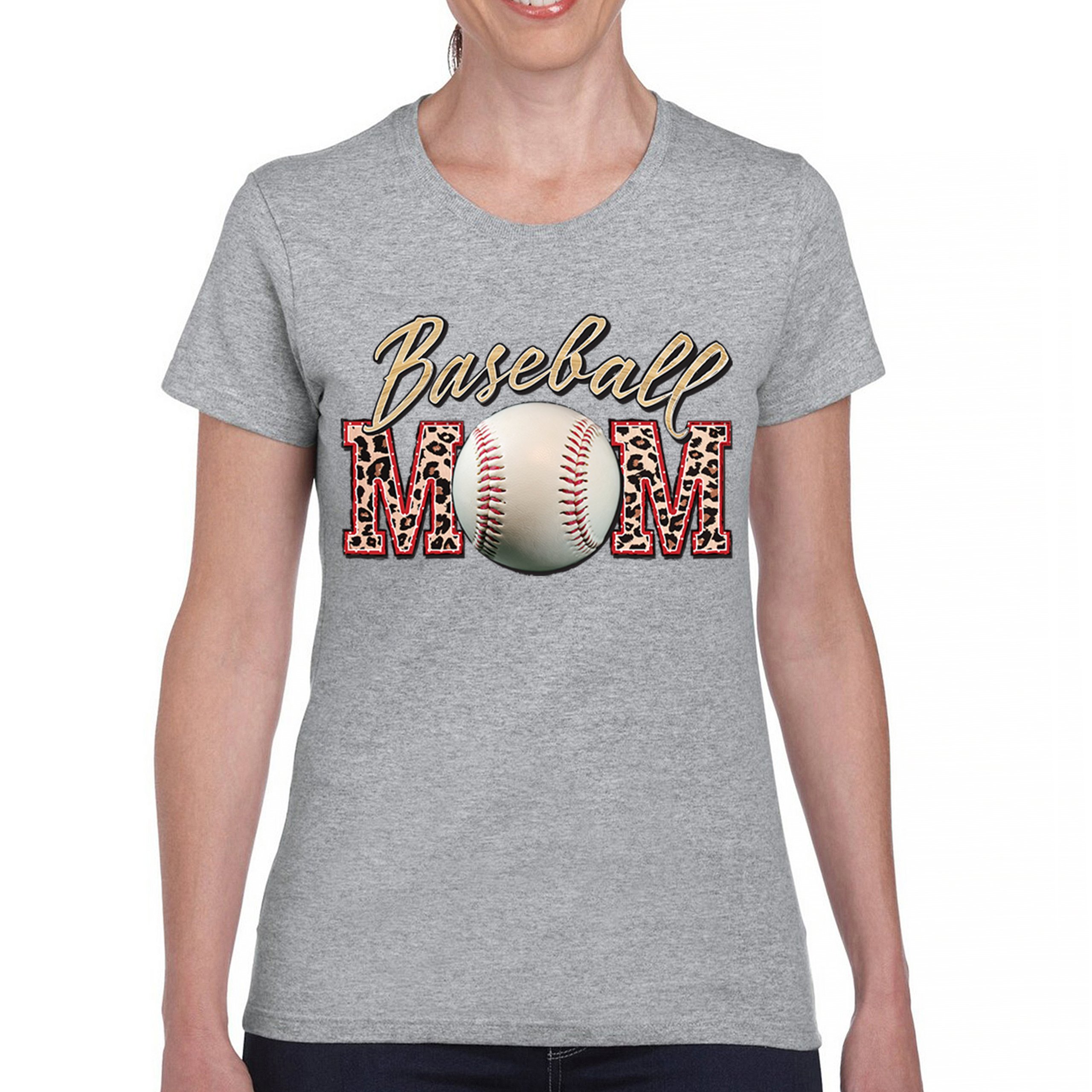 Baseball Mom T-Shirt Funny Mom of Boys Game Practice Mother's Day Women's Tee - Picture 9 of 50
