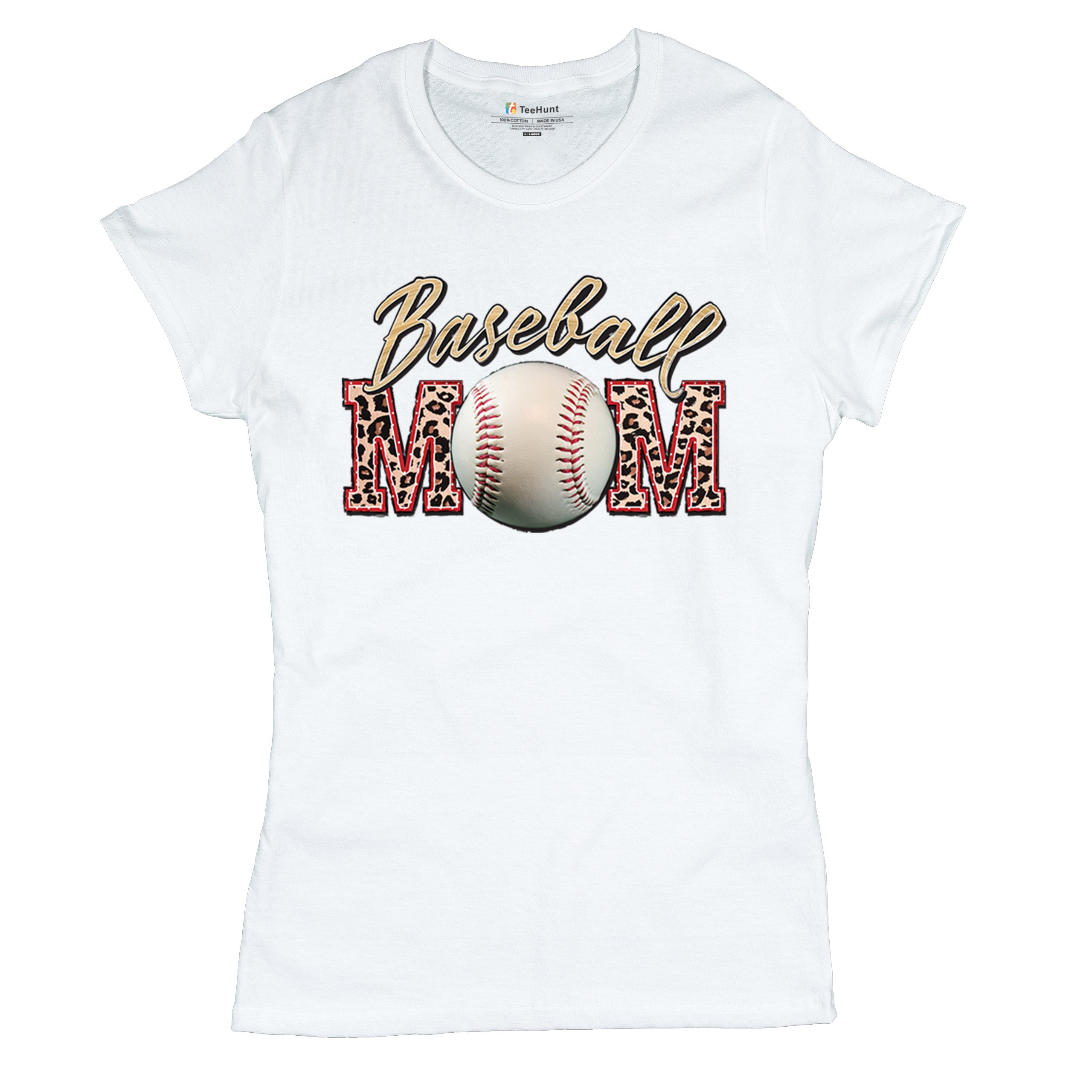 Baseball Mom T-Shirt Funny Mom of Boys Game Practice Mother's Day Women's Tee - Picture 27 of 50