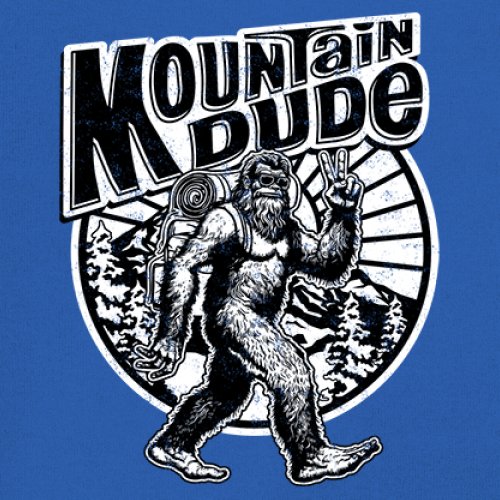 Mountain Dude Bigfoot Long Sleeve T-shirt Funny Sasquatch Hide & Seek Champ - Picture 60 of 78