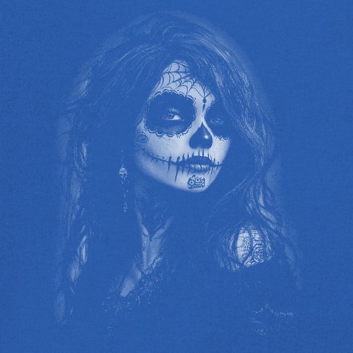 Web Sugar Skull Youth T-shirt Monochrome Gothic Beauty Dia de Los Muertos Kids - Picture 39 of 50
