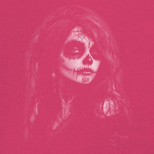 Web Sugar Skull Youth T-shirt Monochrome Gothic Beauty Dia de Los Muertos Kids - Picture 46 of 50