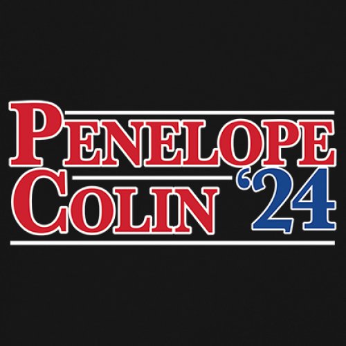 ALTRA Camicia muscolare Penelope Colin 2024 divertente presidente umorismo cultura pop scherzo uomo