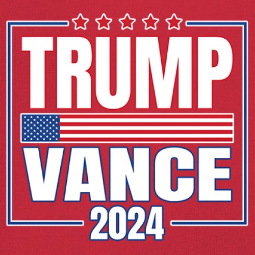 Trump Vance 2024 American Flag Youth T-shirt 47 President MAGA Republican Kids - Picture 18 of 50