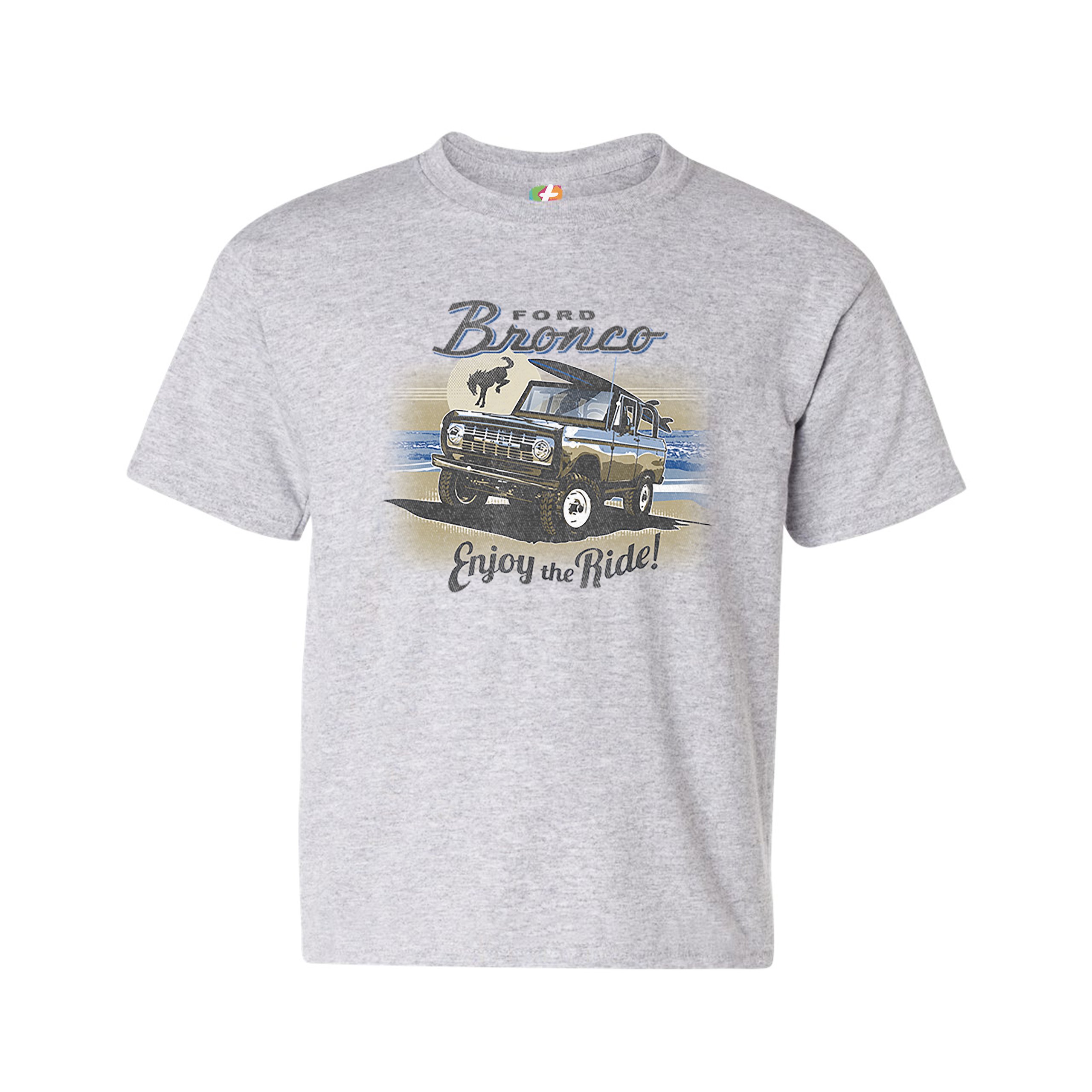 Ford Bronco Youth T-shirt Enjoy the Ride Offroad SUV Licensed Truck Kids - Picture 8 of 14