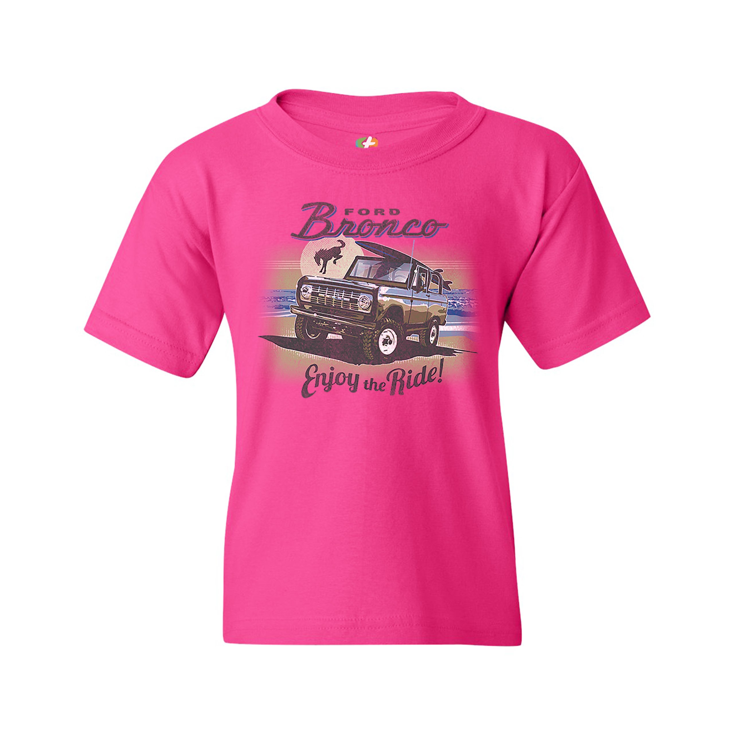 Ford Bronco Youth T-shirt Enjoy the Ride Offroad SUV Licensed Truck Kids - Picture 12 of 14