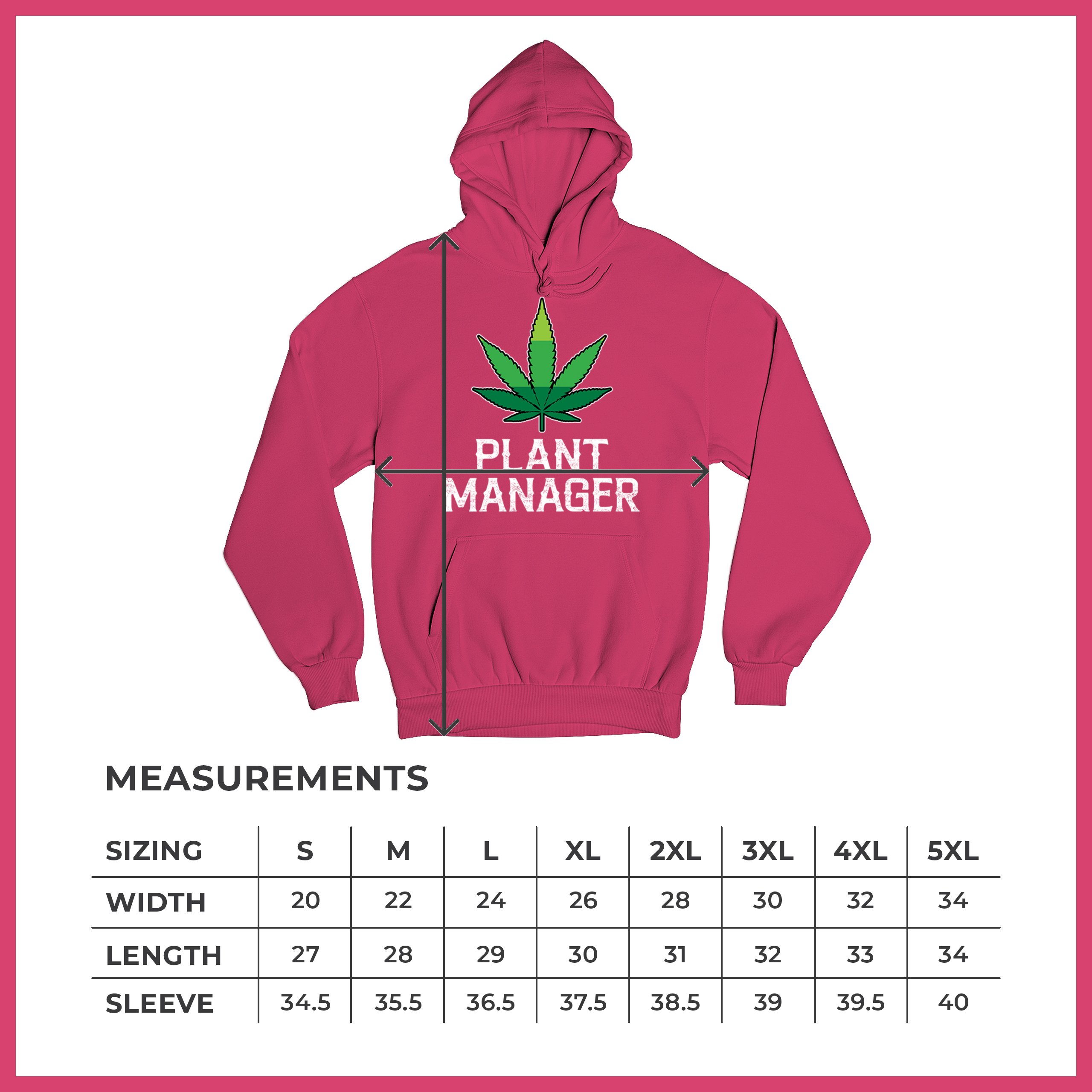 Plant Manager Sweatshirt Funny Pot Leaf Smoking 420 Marijuana Cannabis Hoodie - Picture 43 of 43