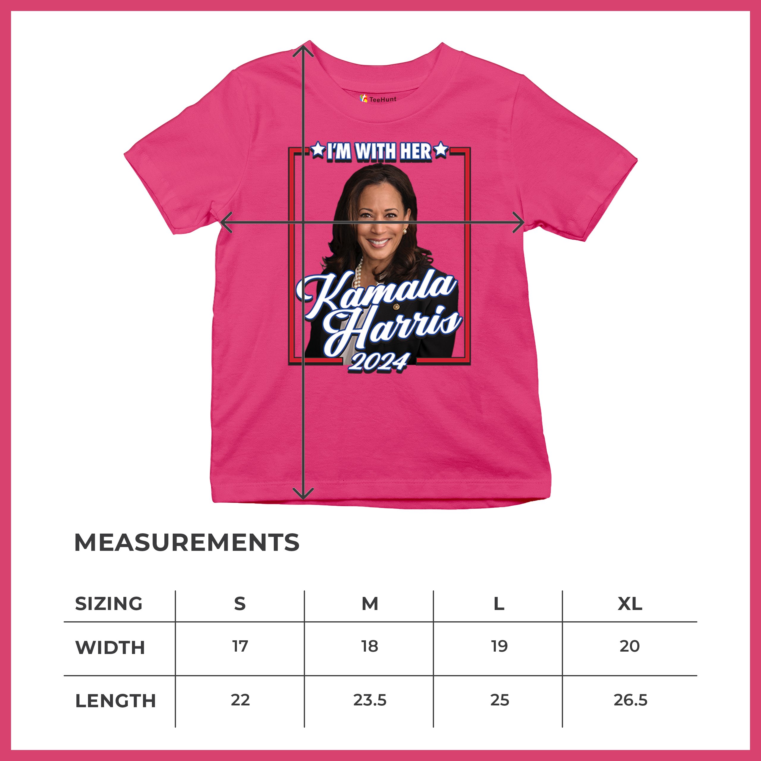 I'm With Her Kamala Harris 2024 Youth T-shirt President 47 I'm Speaking Kids - Picture 50 of 50