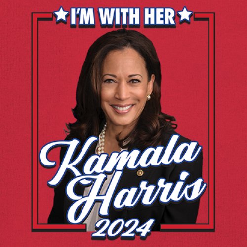 I'm With Her Kamala Harris 2024 Youth T-shirt President 47 I'm Speaking Kids - Picture 25 of 50