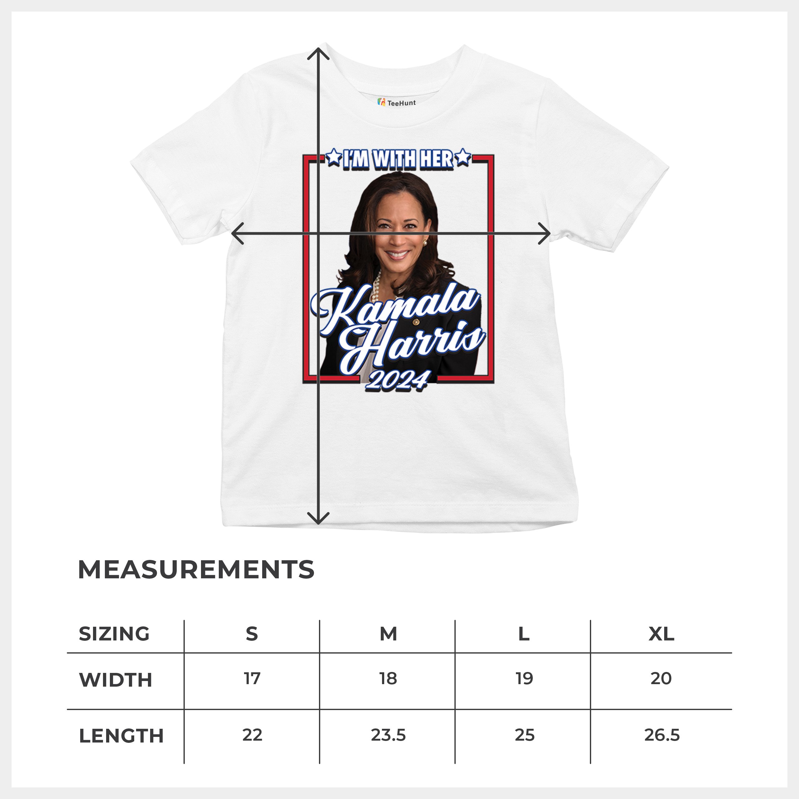 I'm With Her Kamala Harris 2024 Youth T-shirt President 47 I'm Speaking Kids - Picture 36 of 50